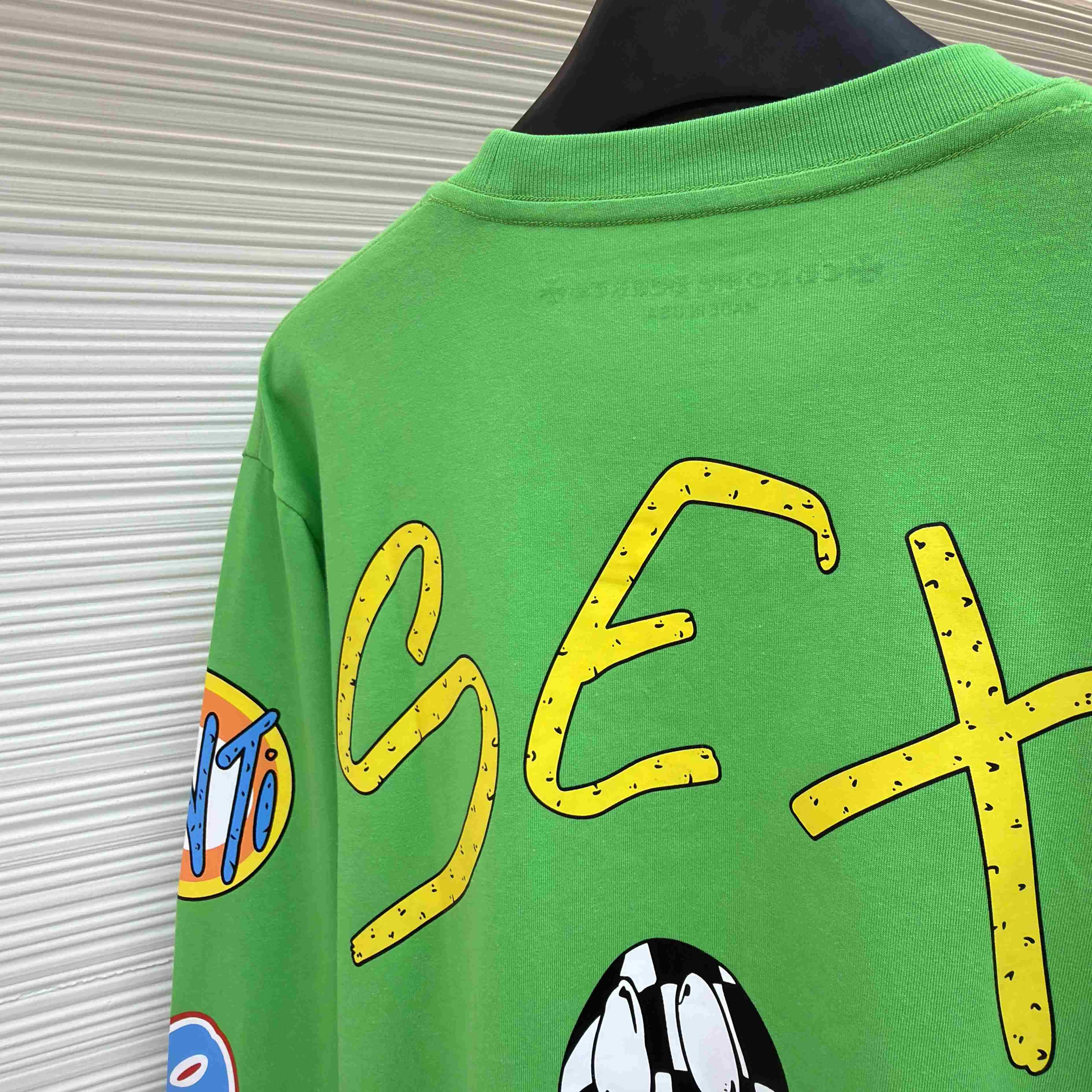 Chrome Hearts x Matty Boy Sex Records Long-Sleeve T-Shirt 'Green' - DesignerGu