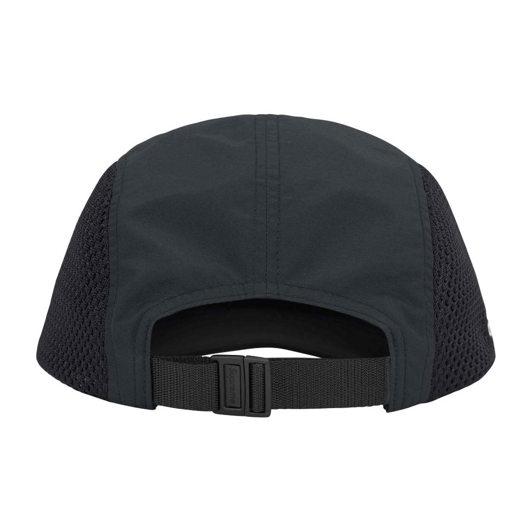 Supreme Mesh Side Panel Camp Cap 'Black' - DesignerGu