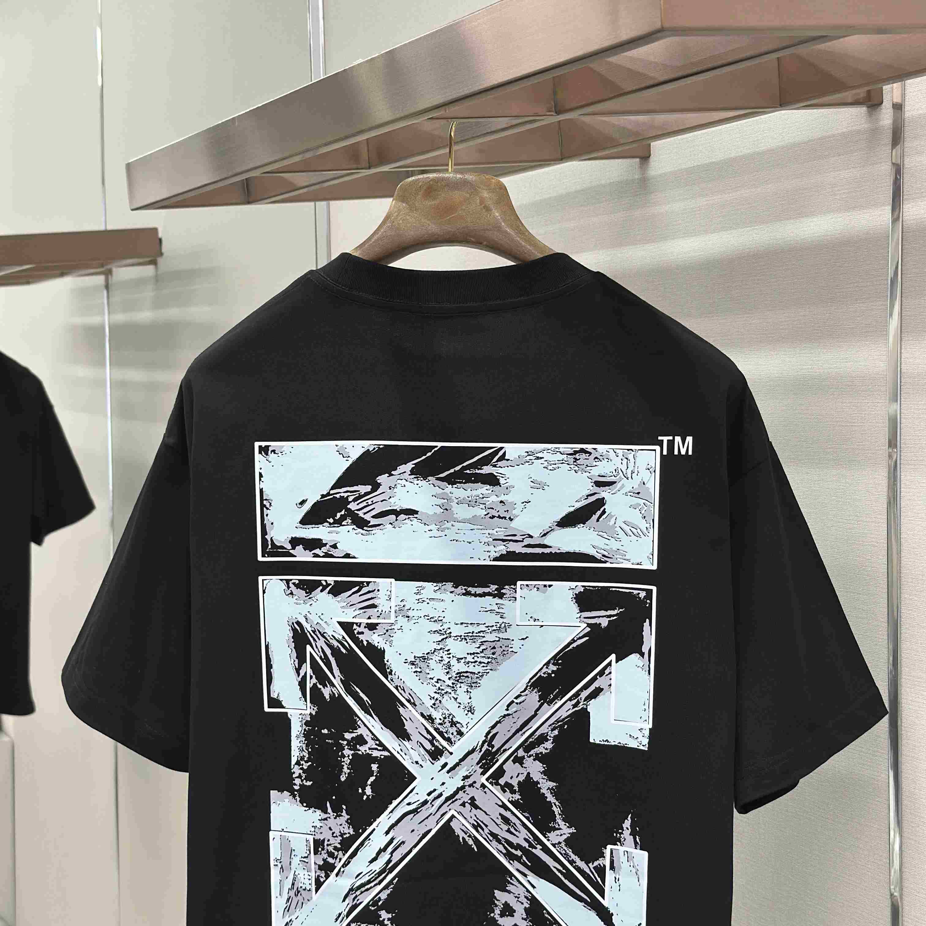 Off-White Art Print Twill T-Shirt - DesignerGu