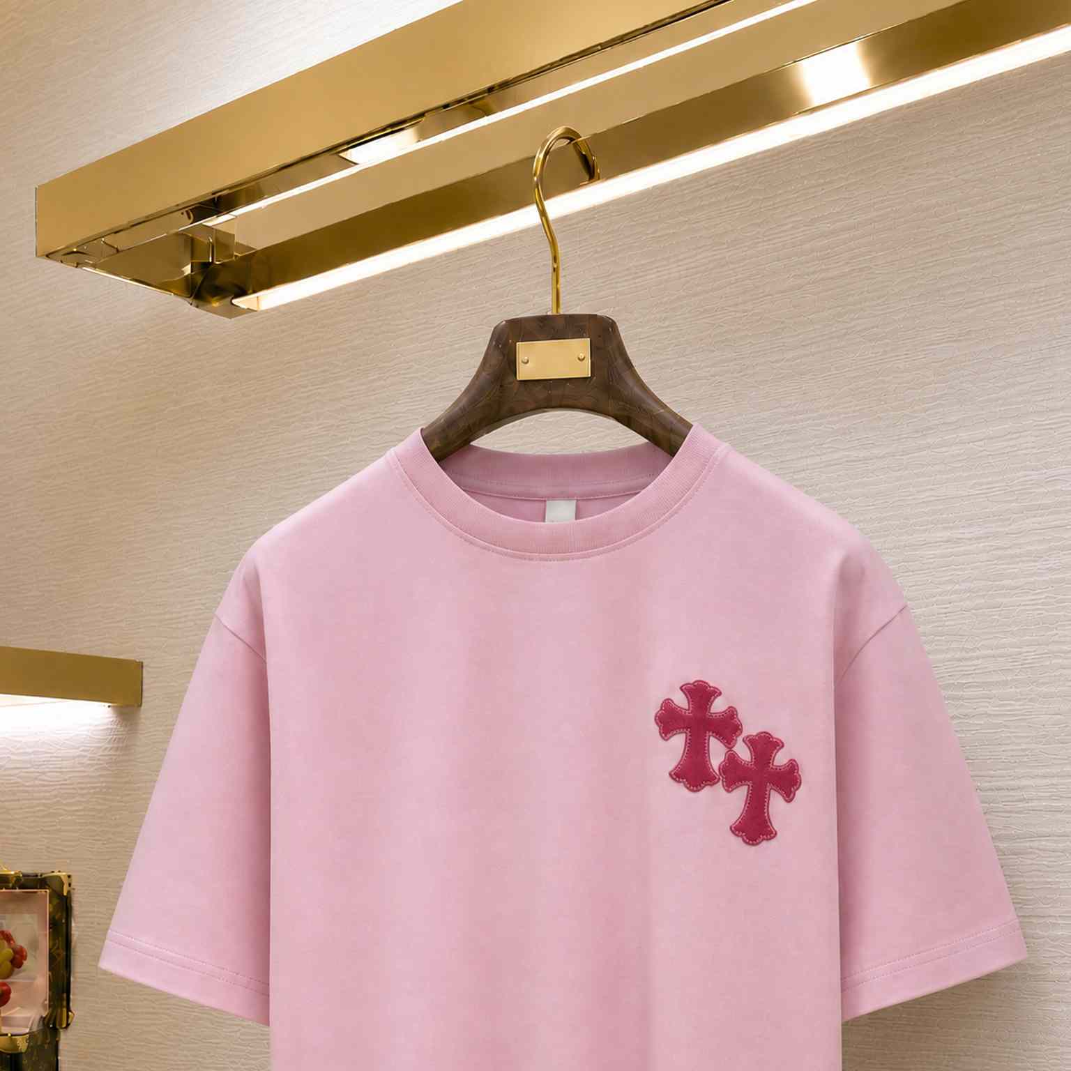 Chrome Hearts  Croce Heart Cross T-shirt - DesignerGu