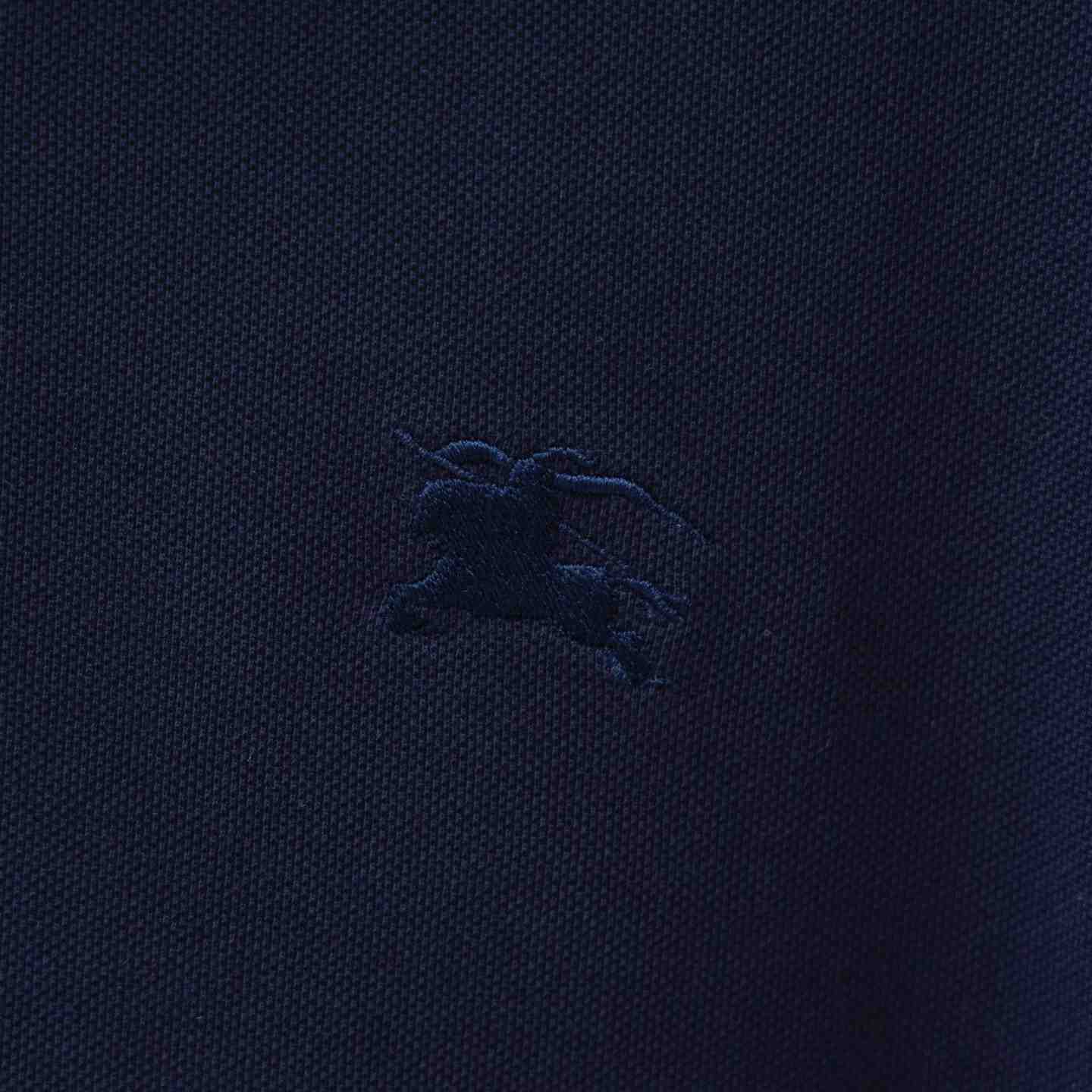 Burberry Logo Collar Cotton Polo Shirt - DesignerGu