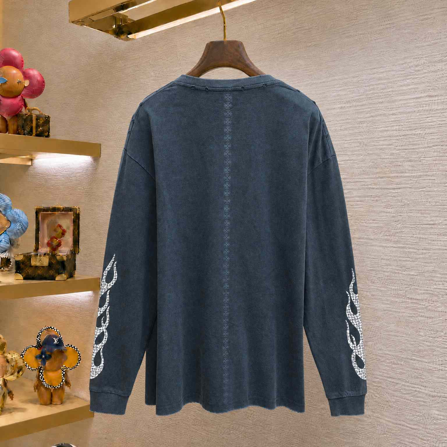 Chrome Hearts Flame Sleeve Long Sleeve  - DesignerGu