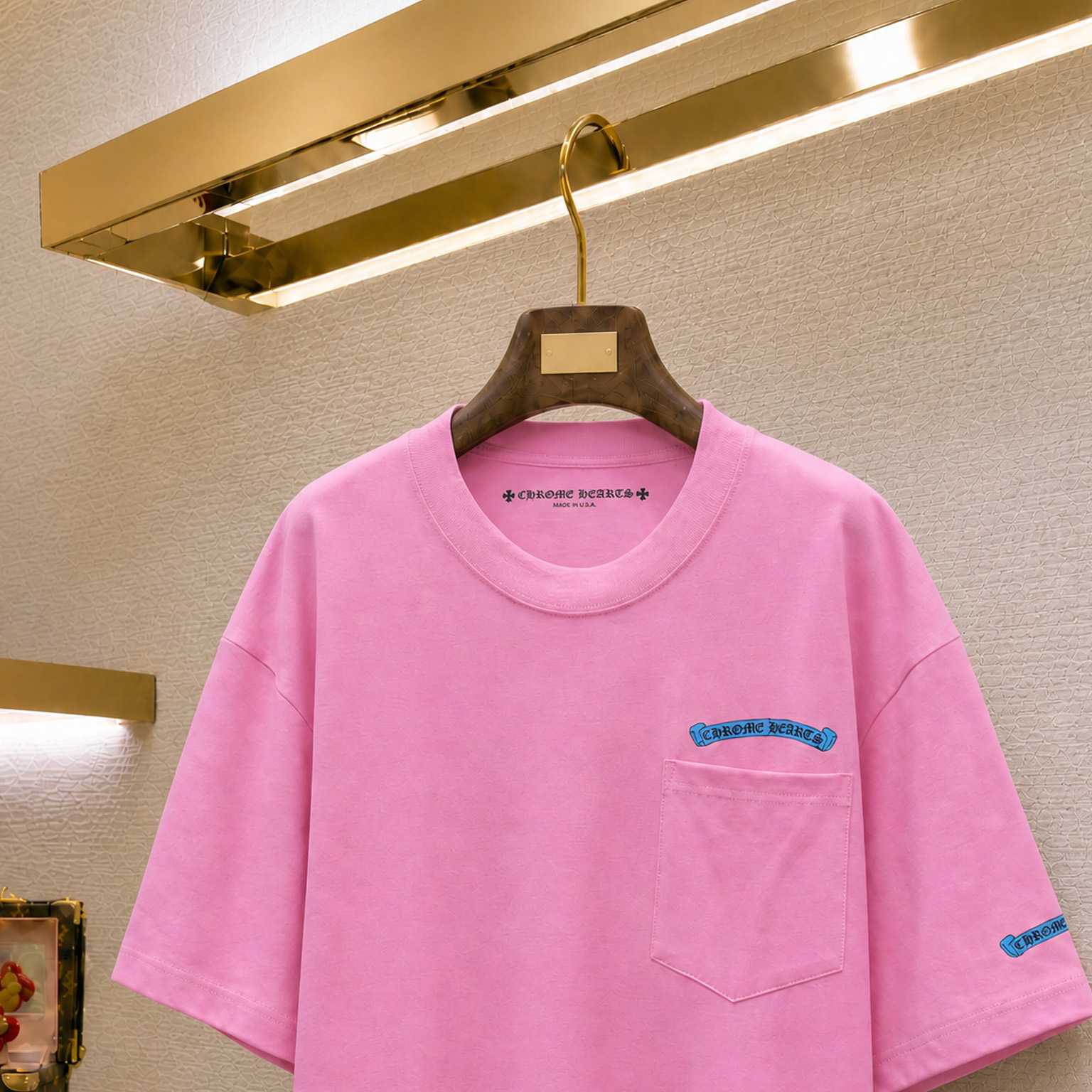 Chrome Hearts  Scroll Label Pocket T-Shirt   - DesignerGu