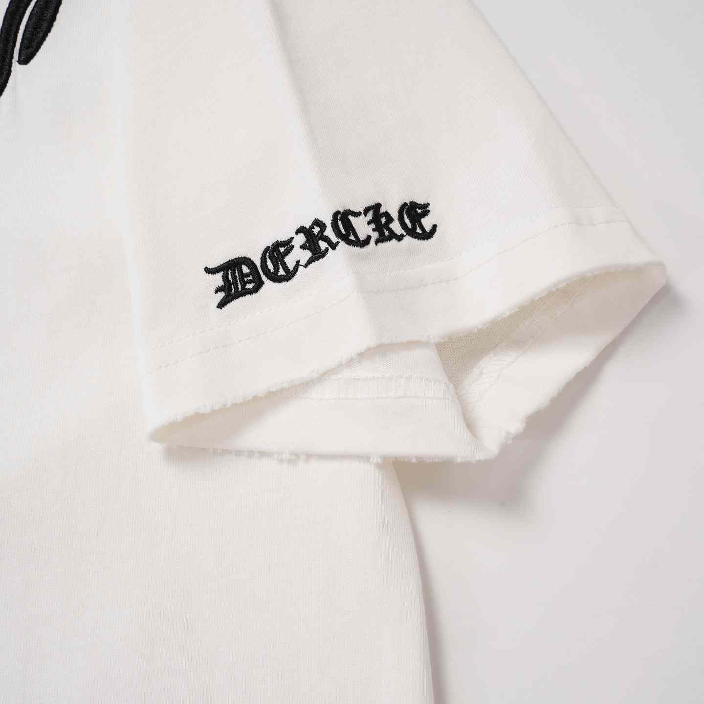 Chrome Hearts Embroidered T-Shirt 'White' - DesignerGu