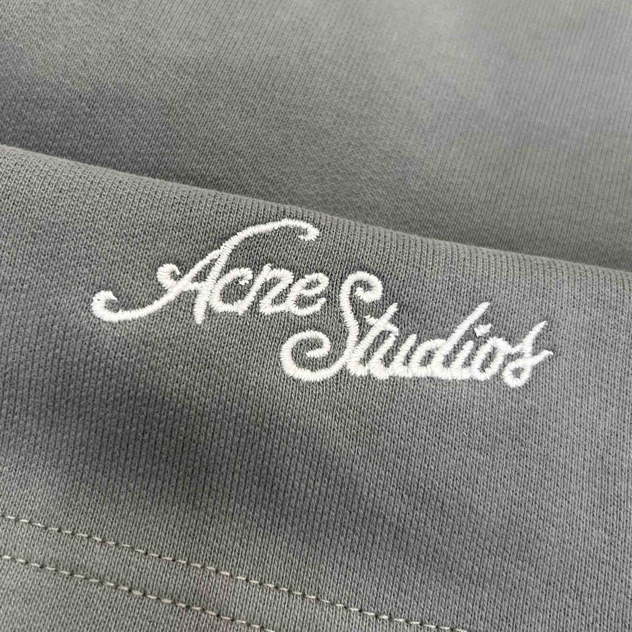 Acne Studios Fleece Shorts With Logo - DesignerGu