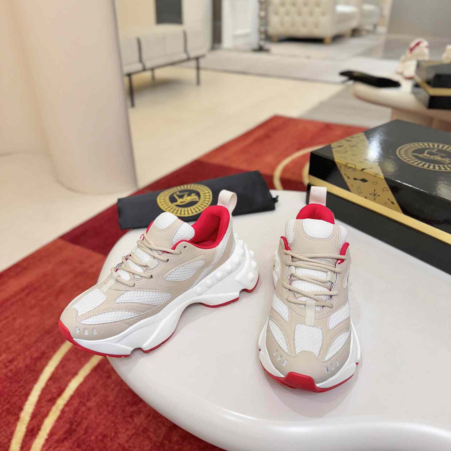 Christian Louboutin So Flo Running Sneakers  - DesignerGu