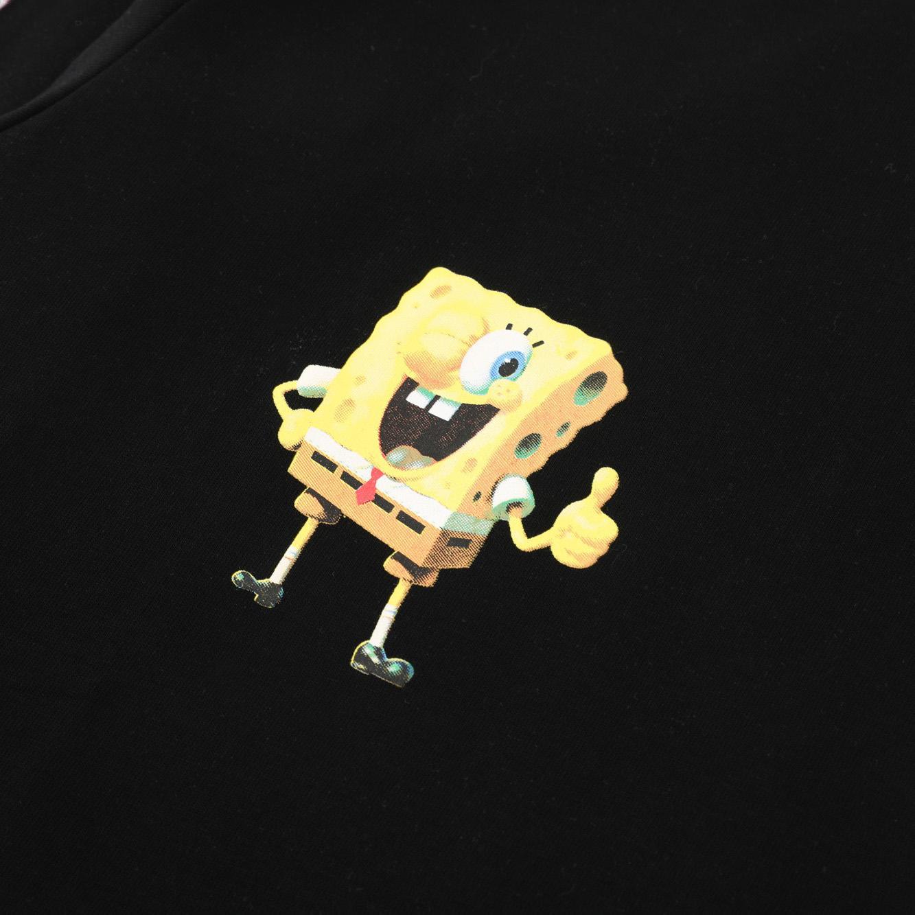Supreme x Spongebob Squarepants x Castelli Racing Long-Sleeve Tee 'Black' - DesignerGu