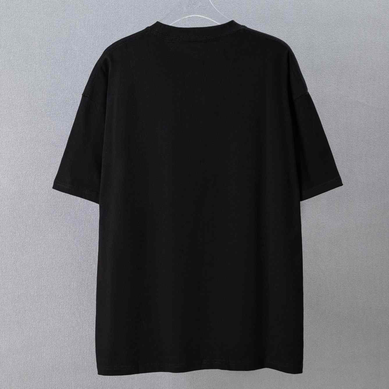 Chrome Hearts Embroidered Round Neck Short Sleeve Shirt 'Black' - DesignerGu