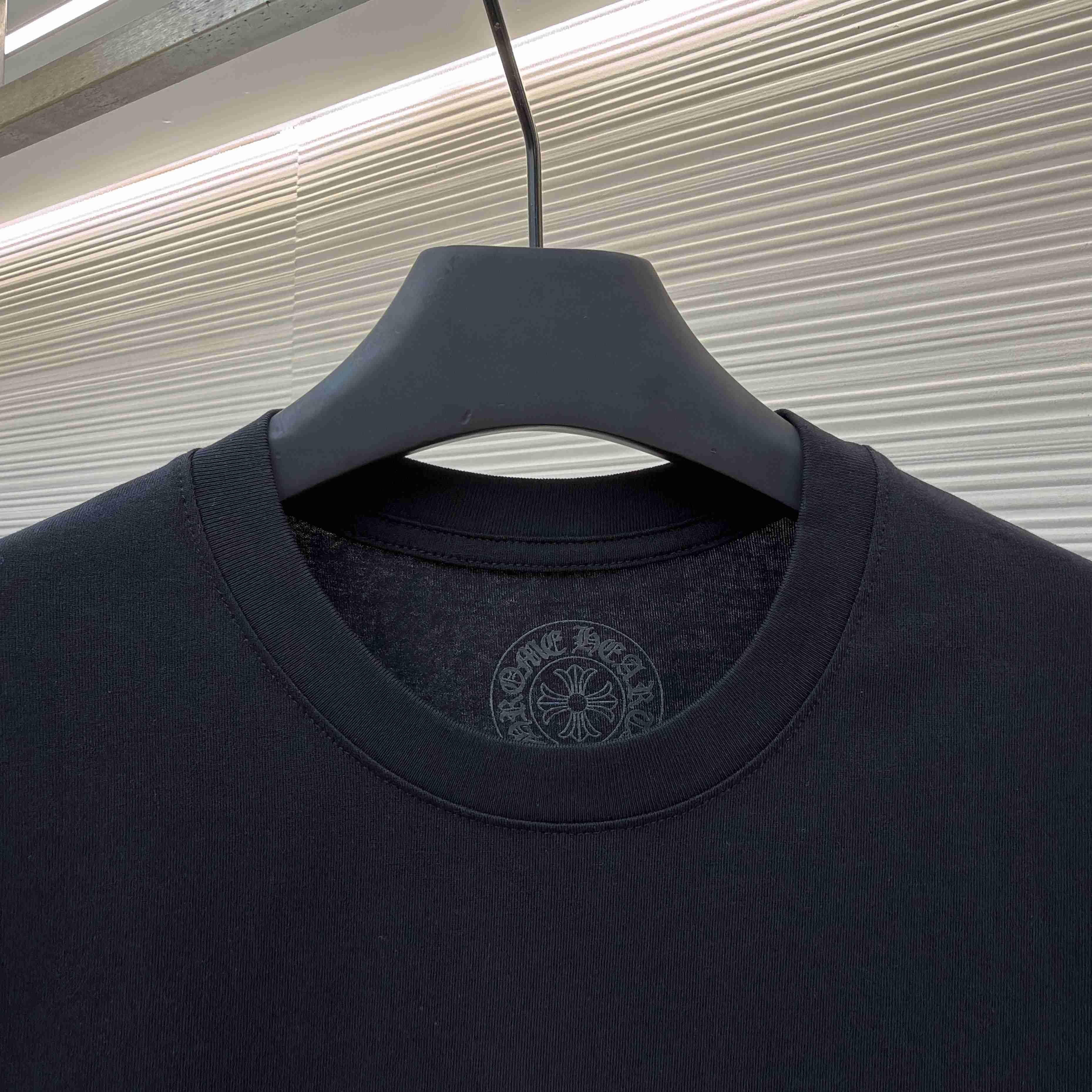 Chrome Hearts Foti Logo Short-Sleeve T-Shirt 'Black/Pink' - DesignerGu