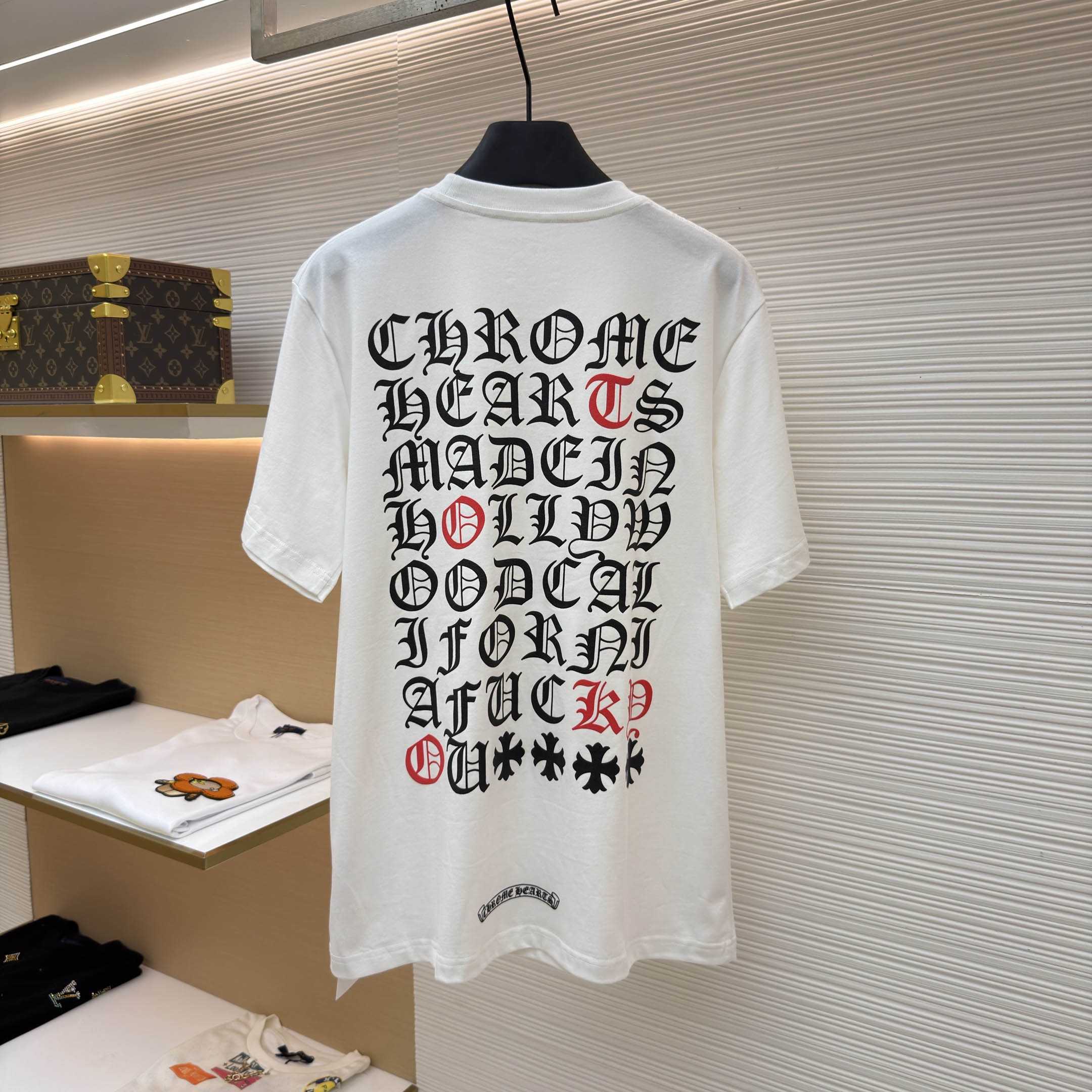Chrome Hearts Tokyo Eye Chart Pocket T-Shirt - DesignerGu