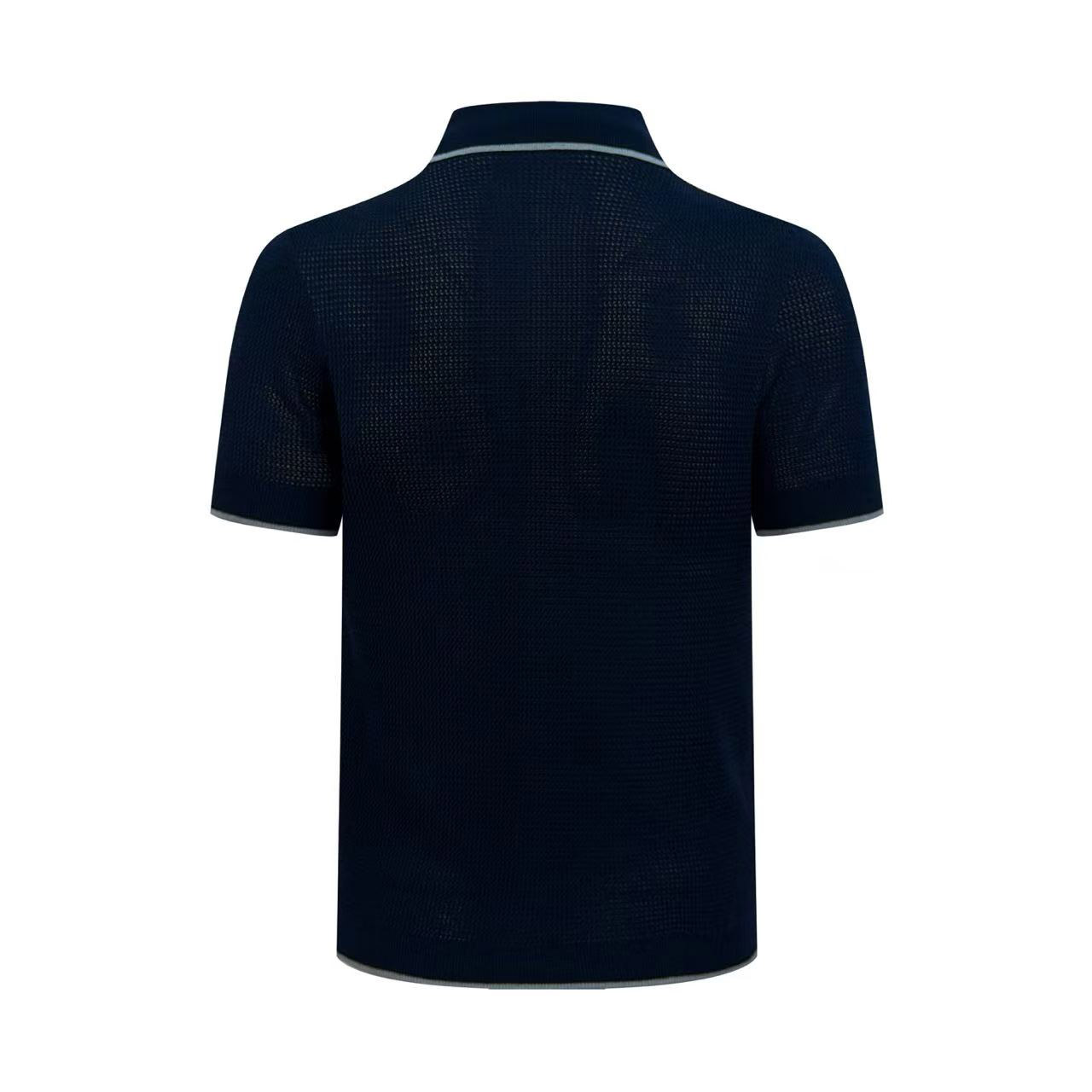 Prada Silk And Cotton Polo Shirt - DesignerGu