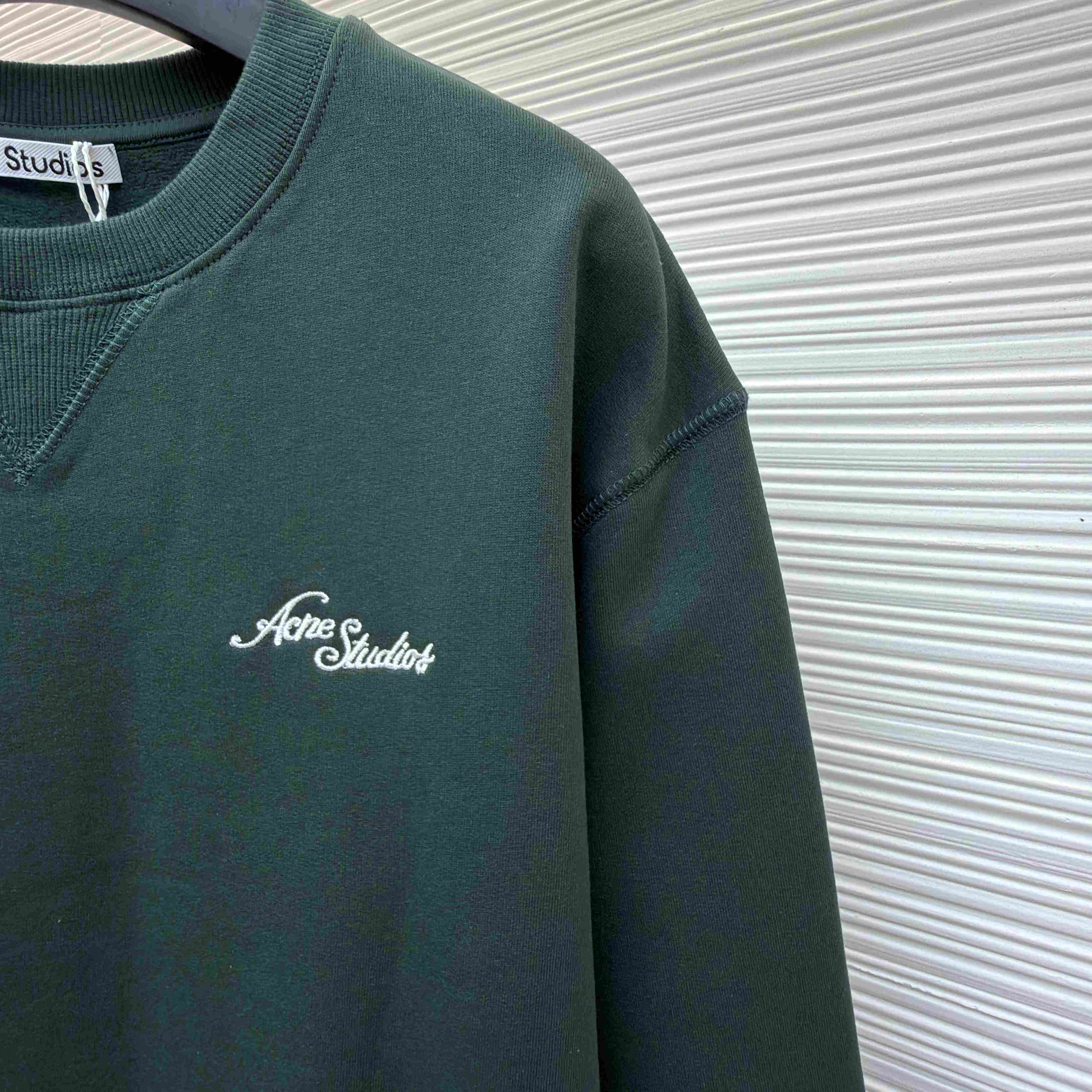 Acne Studios Fleece Sweatshirt With Logo - DesignerGu