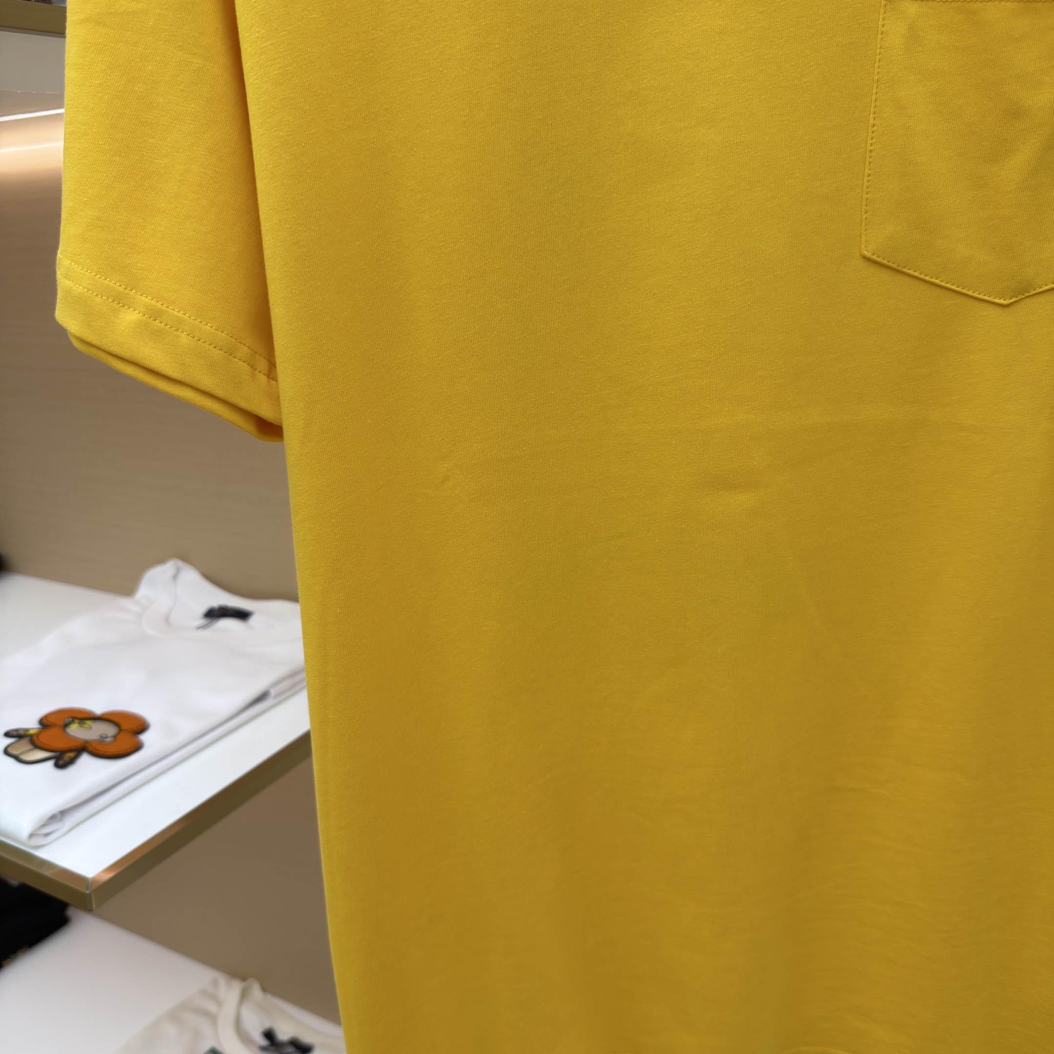 Chrome Hearts Matty Boy Call Me Yellow Short Sleeve Tee - DesignerGu