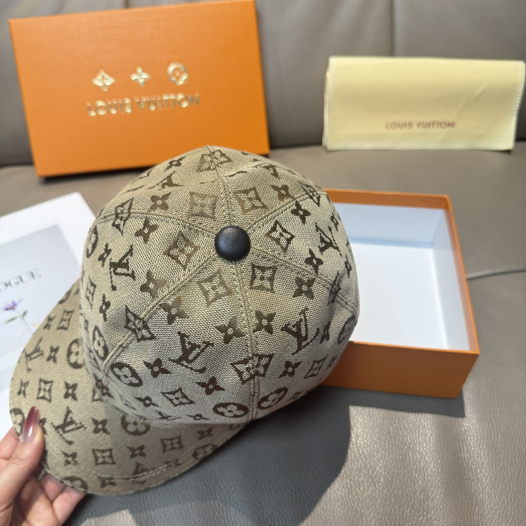 Louis Vuitton Denim Cap - DesignerGu