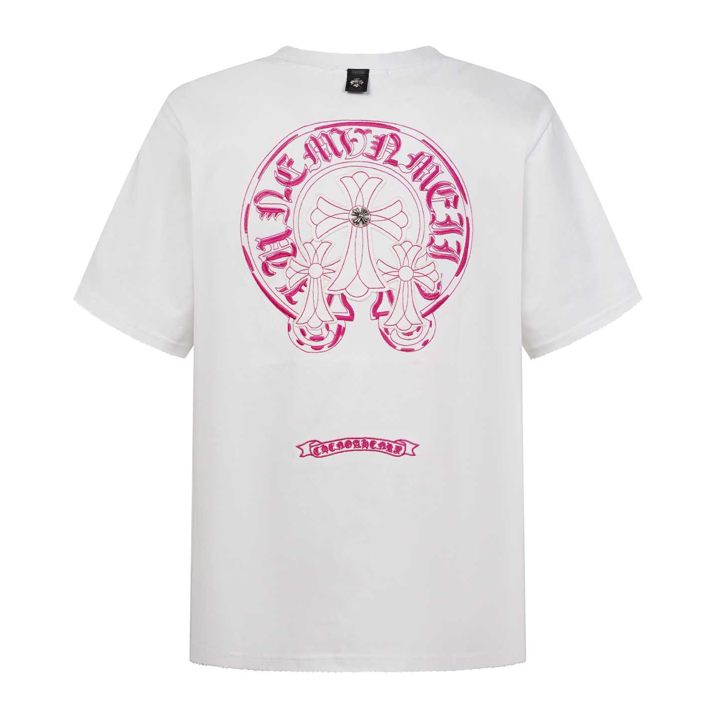 Chrome Hearts Horseshoe Logo T-Shirt 'White' - DesignerGu