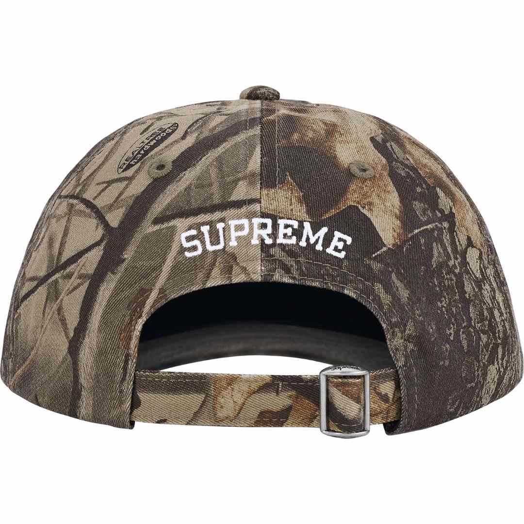  Supreme License Plate 6-Panel 'Realtree Hardwoods Camo' - DesignerGu