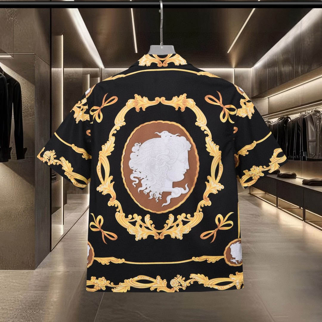 Versace Cameo Silk Shirt - DesignerGu