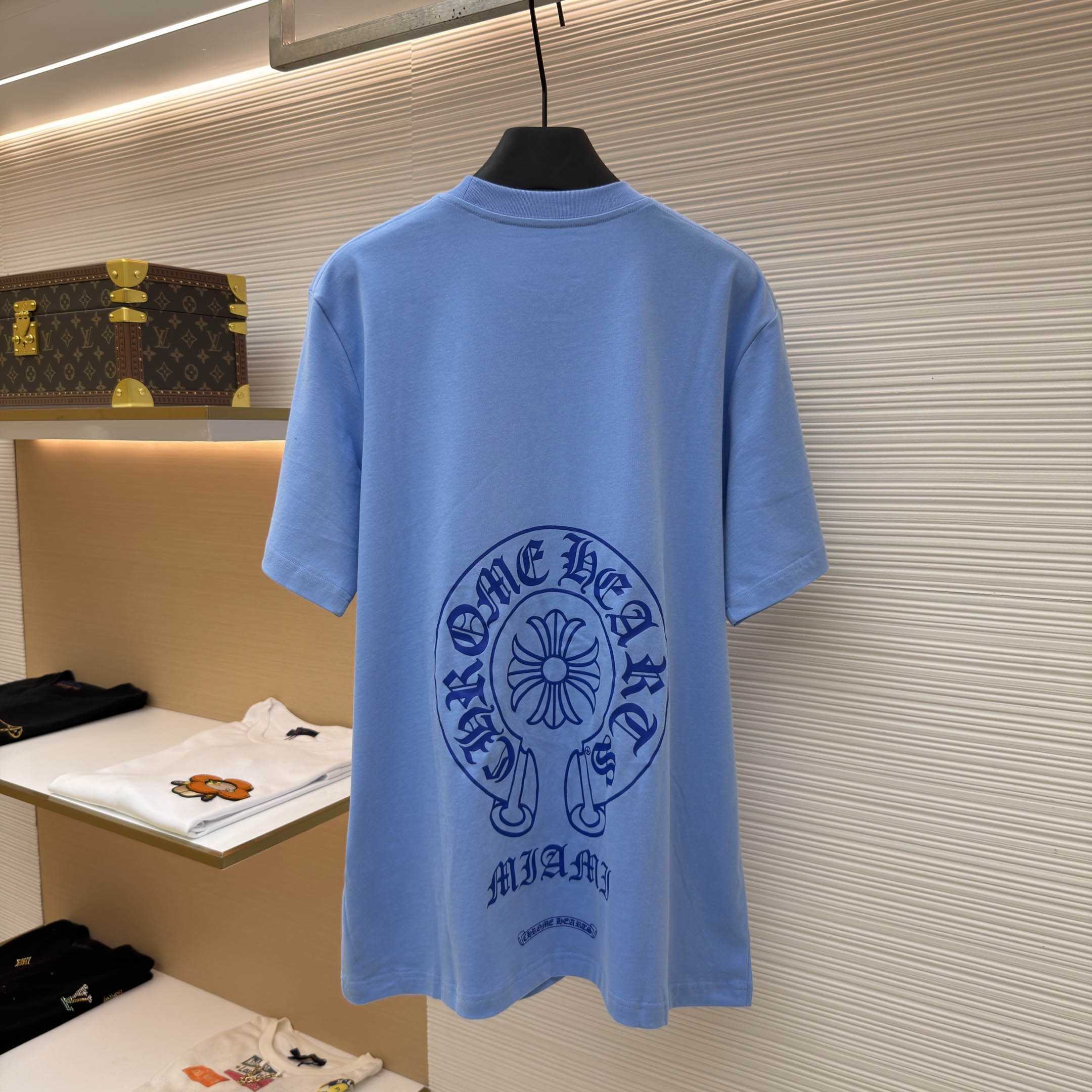 Chrome Hearts Miami Exclusive Horseshoe Short Sleeve Tee - DesignerGu