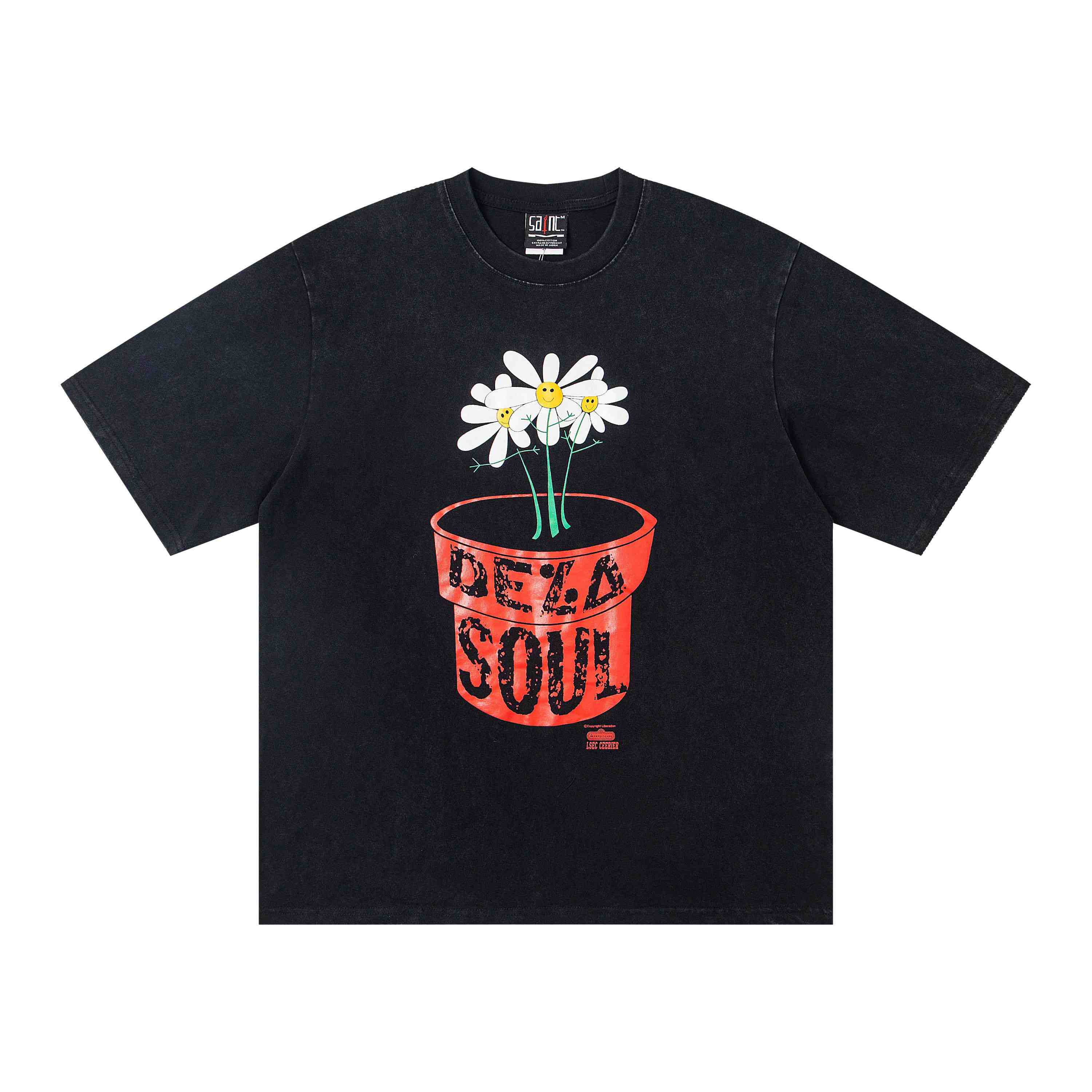 Saint Michael  Vintage De La Soul Is Dead Tee 'Black' - DesignerGu