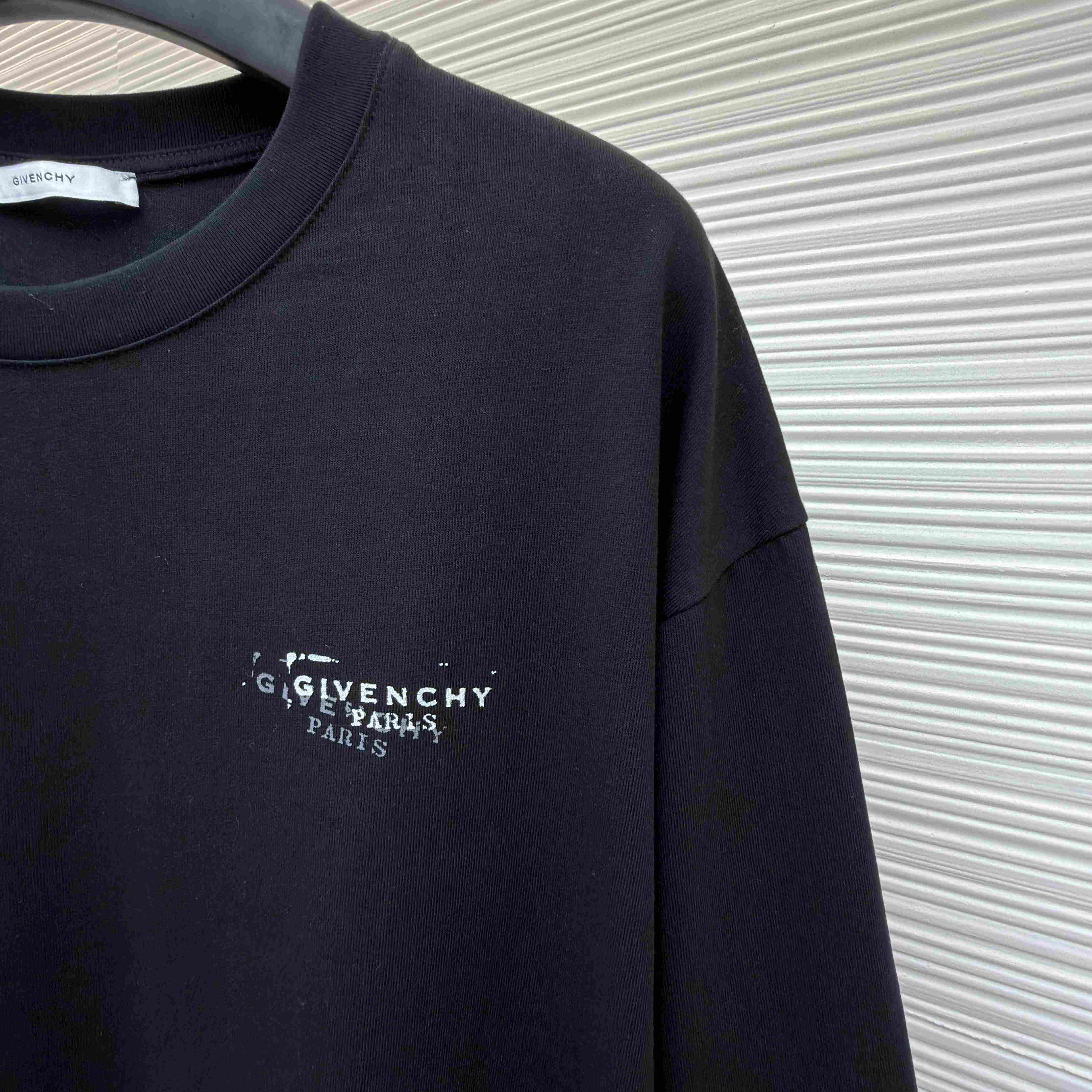Givenchy T-Shirt In Cotton with Stamp Print - DesignerGu