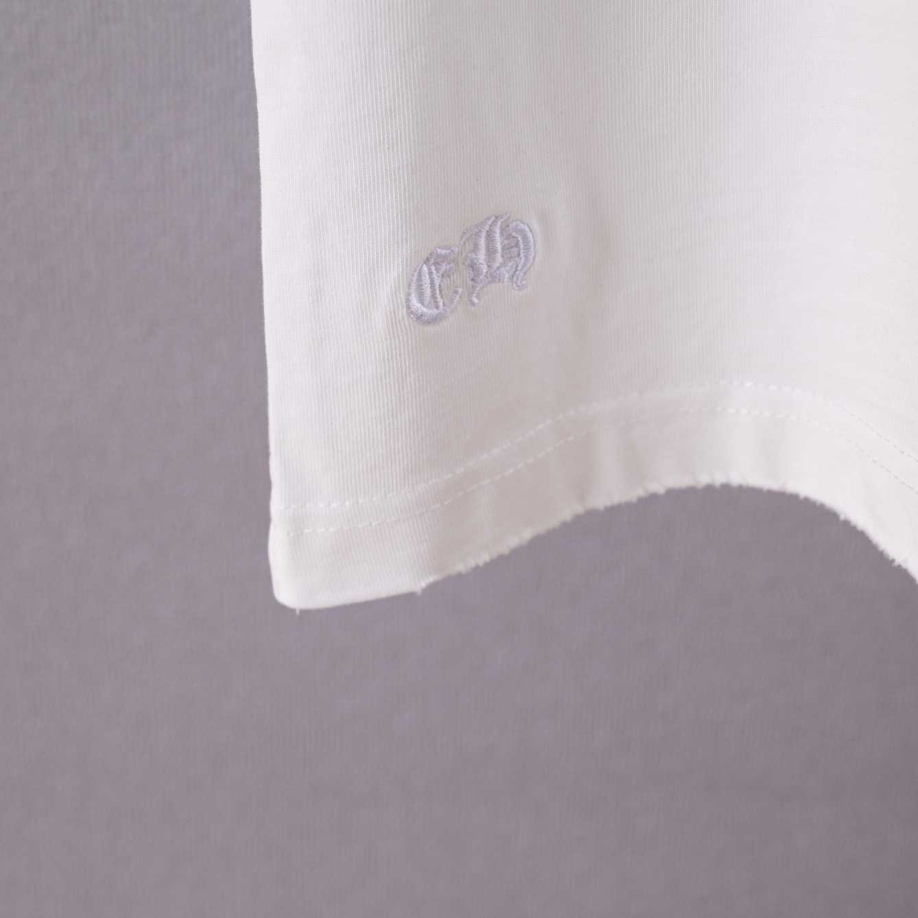 Chrome Hearts  Blue And White Cross Patch  T-Shirt 'White' - DesignerGu