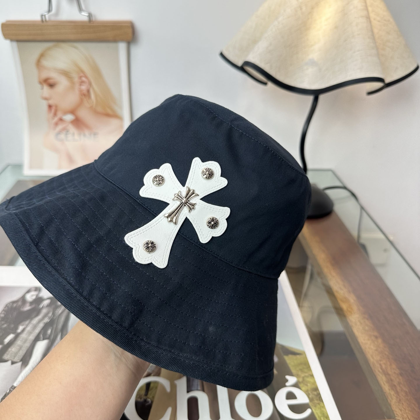 Chrome Heart Bucket Hat - DesignerGu