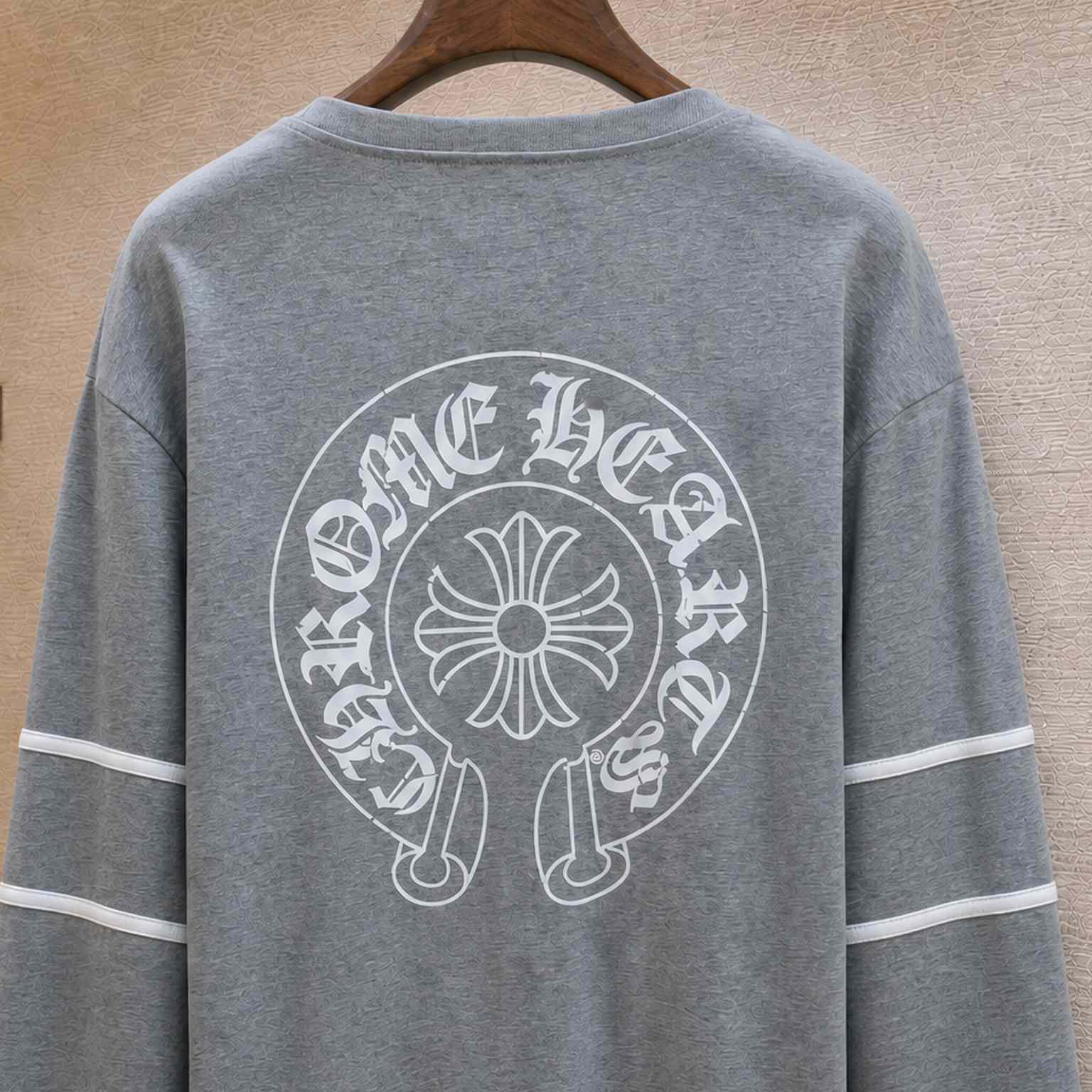 Chrome Hearts #33 Long-Sleeve 'Gray' - DesignerGu
