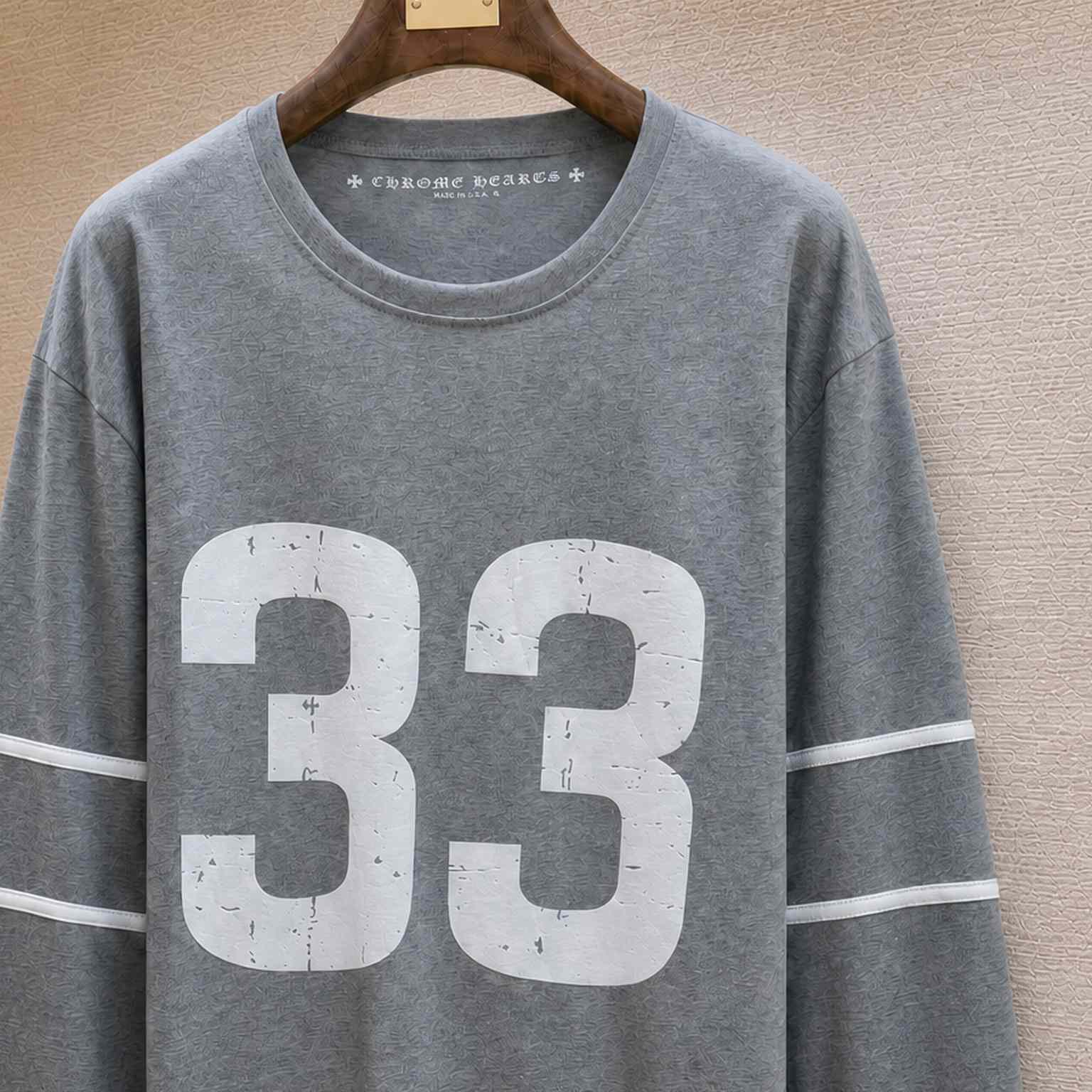 Chrome Hearts #33 Long-Sleeve 'Gray' - DesignerGu