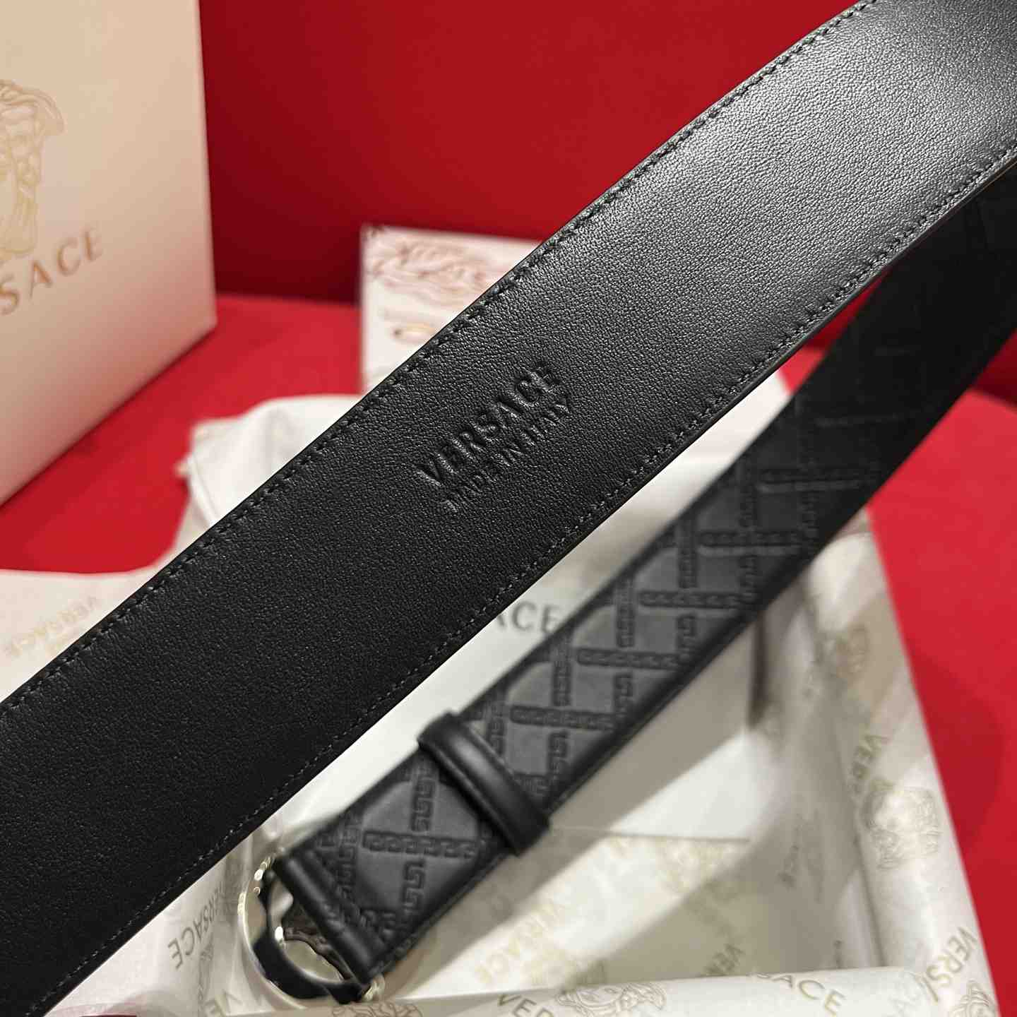 Versace Leather Belt   - DesignerGu