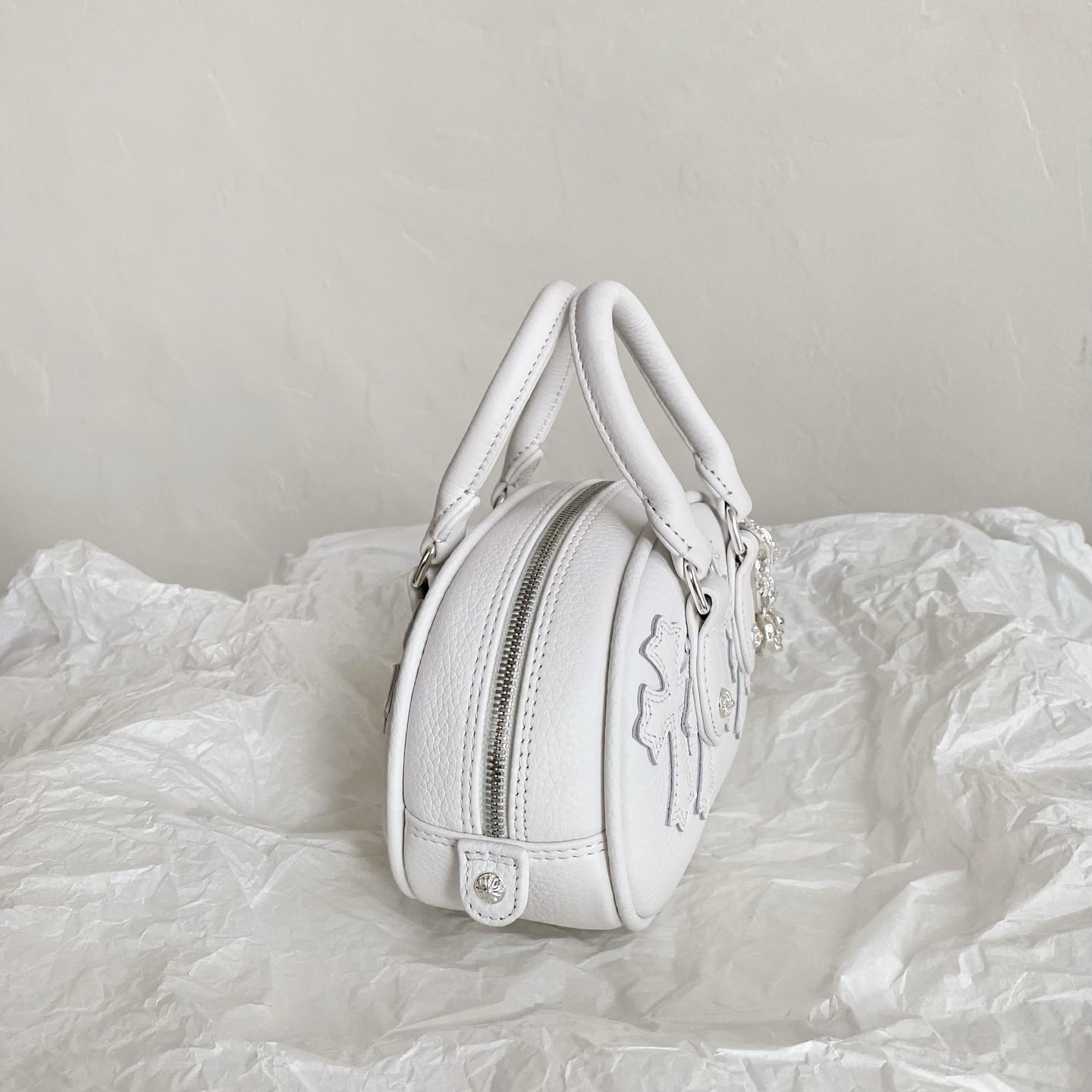 Chrome Hearts Small Cross Pouch Bowling Bag - DesignerGu