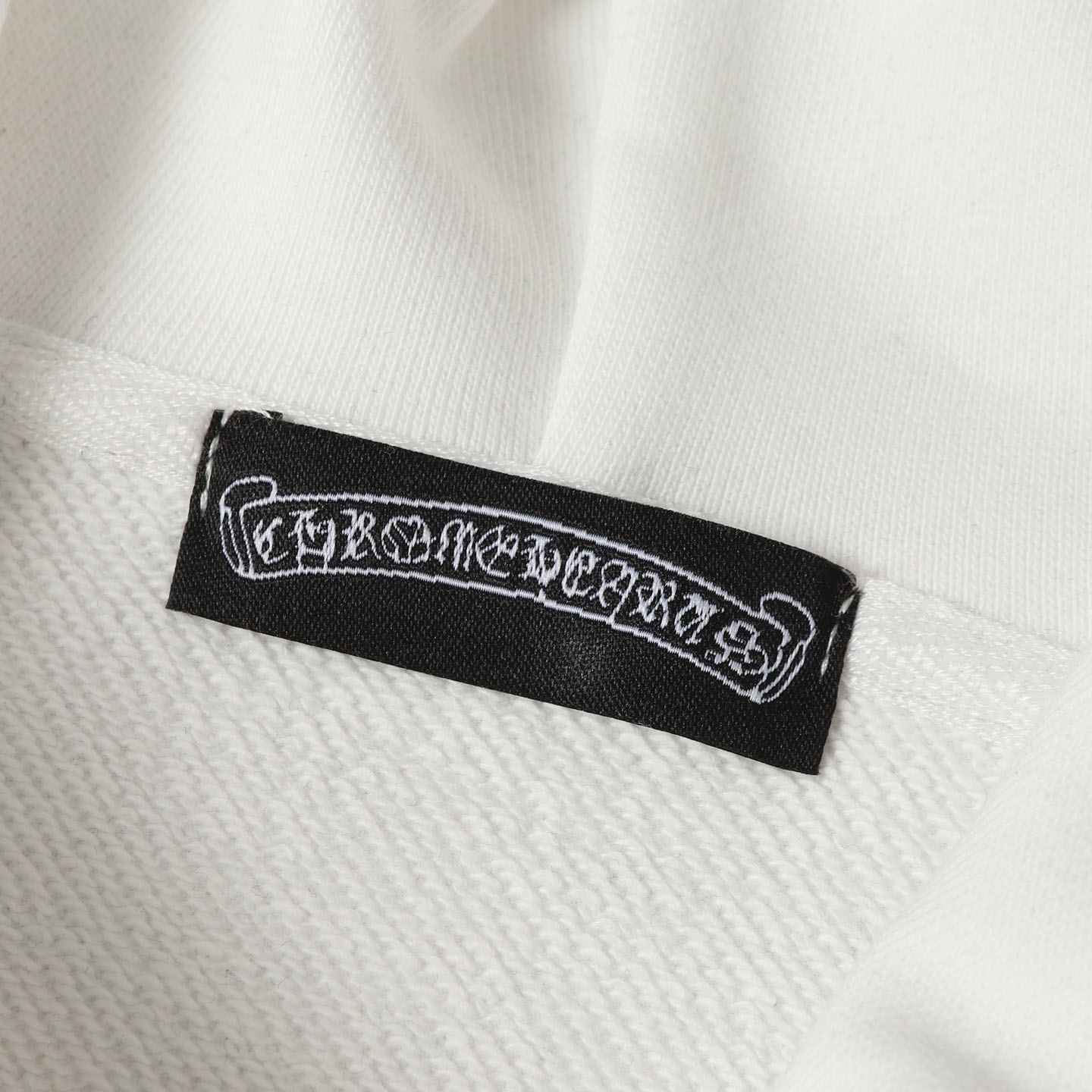 Chrome Hearts White Leather Cross Horseshoe Hoodie - DesignerGu