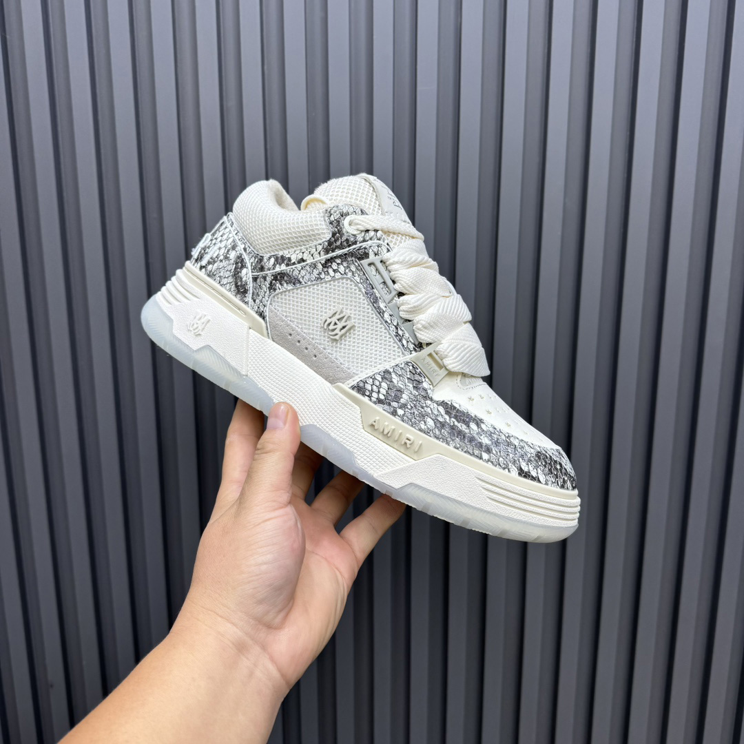 Amiri MA-1 'Snakeskin Alabaster' - DesignerGu