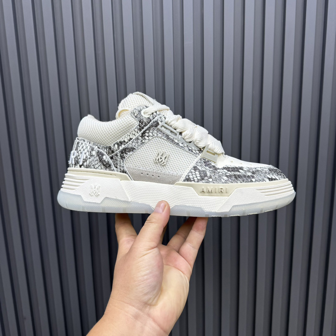 Amiri MA-1 'Snakeskin Alabaster' - DesignerGu