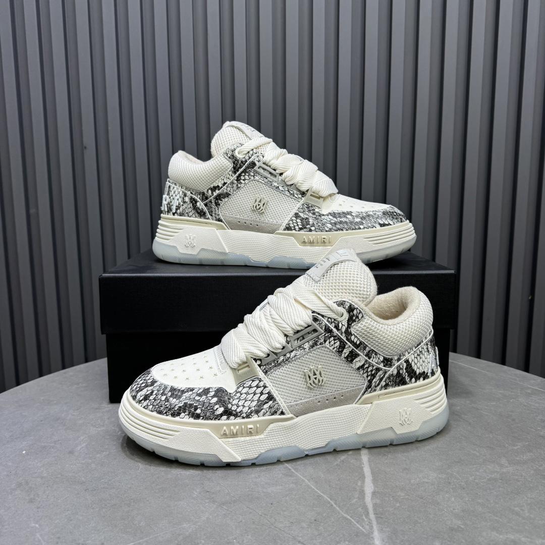Amiri MA-1 'Snakeskin Alabaster' - DesignerGu