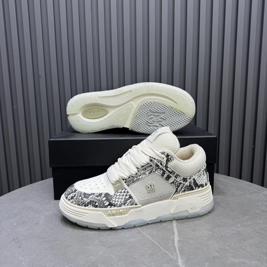 Amiri MA-1 'Snakeskin Alabaster' - DesignerGu