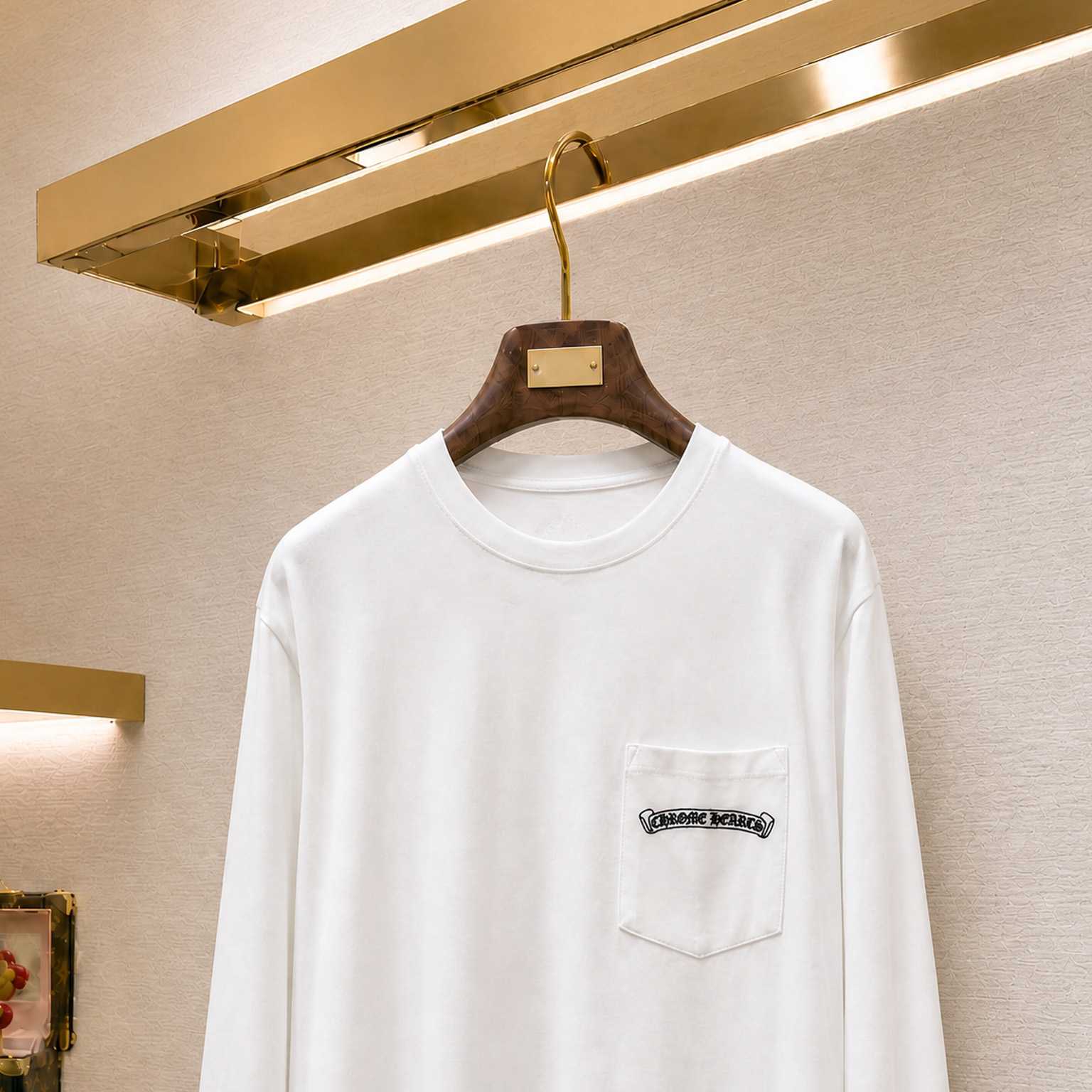 Chrome Hearts St. Barth Long Sleeve T-shirt  'White' - DesignerGu