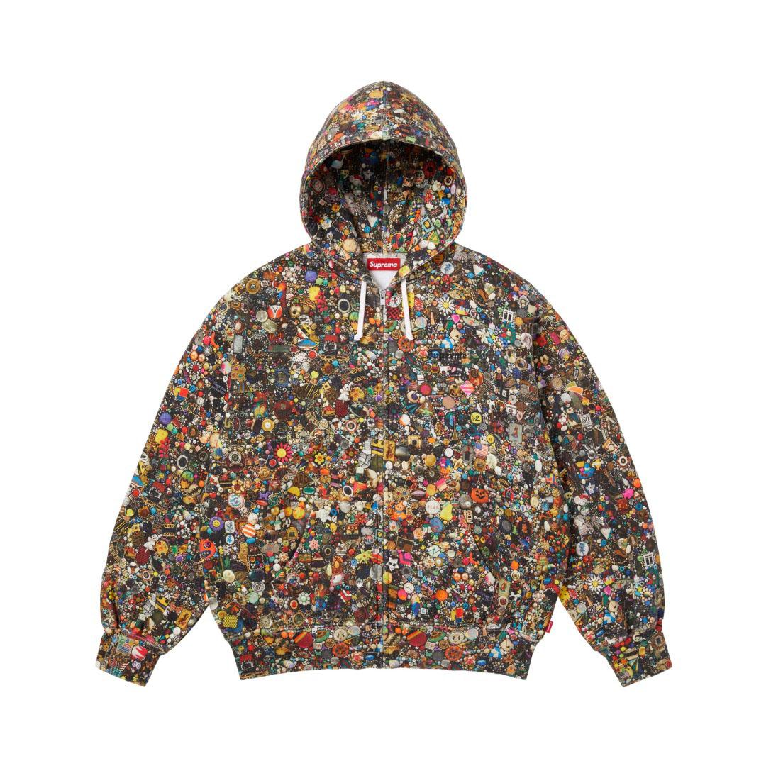 Supreme x Mike Kelley Zip Up Hooded Sweatshirt 'Multicolor' - DesignerGu