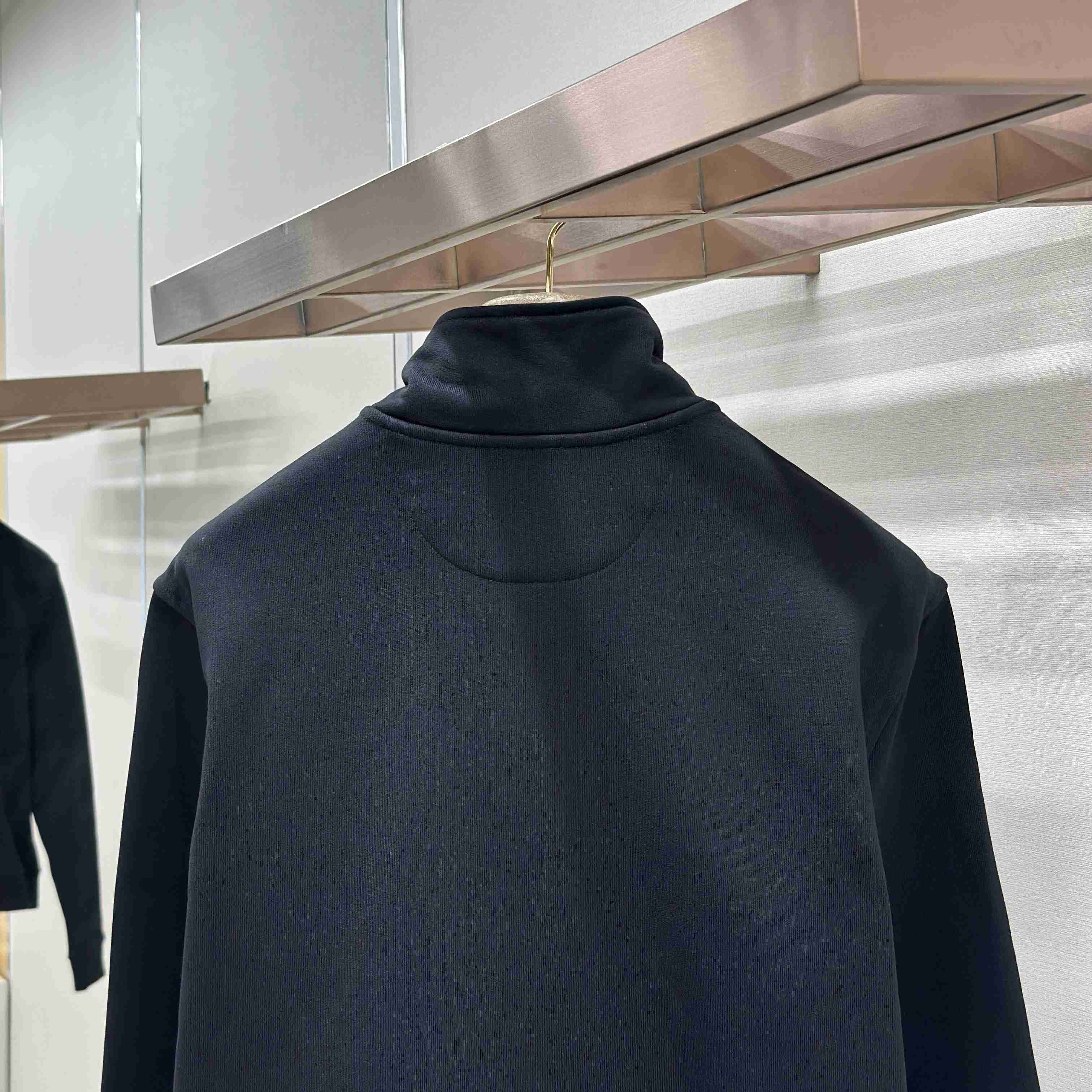 Burberry Knight Check Cotton Half-zip Sweatshirt - DesignerGu