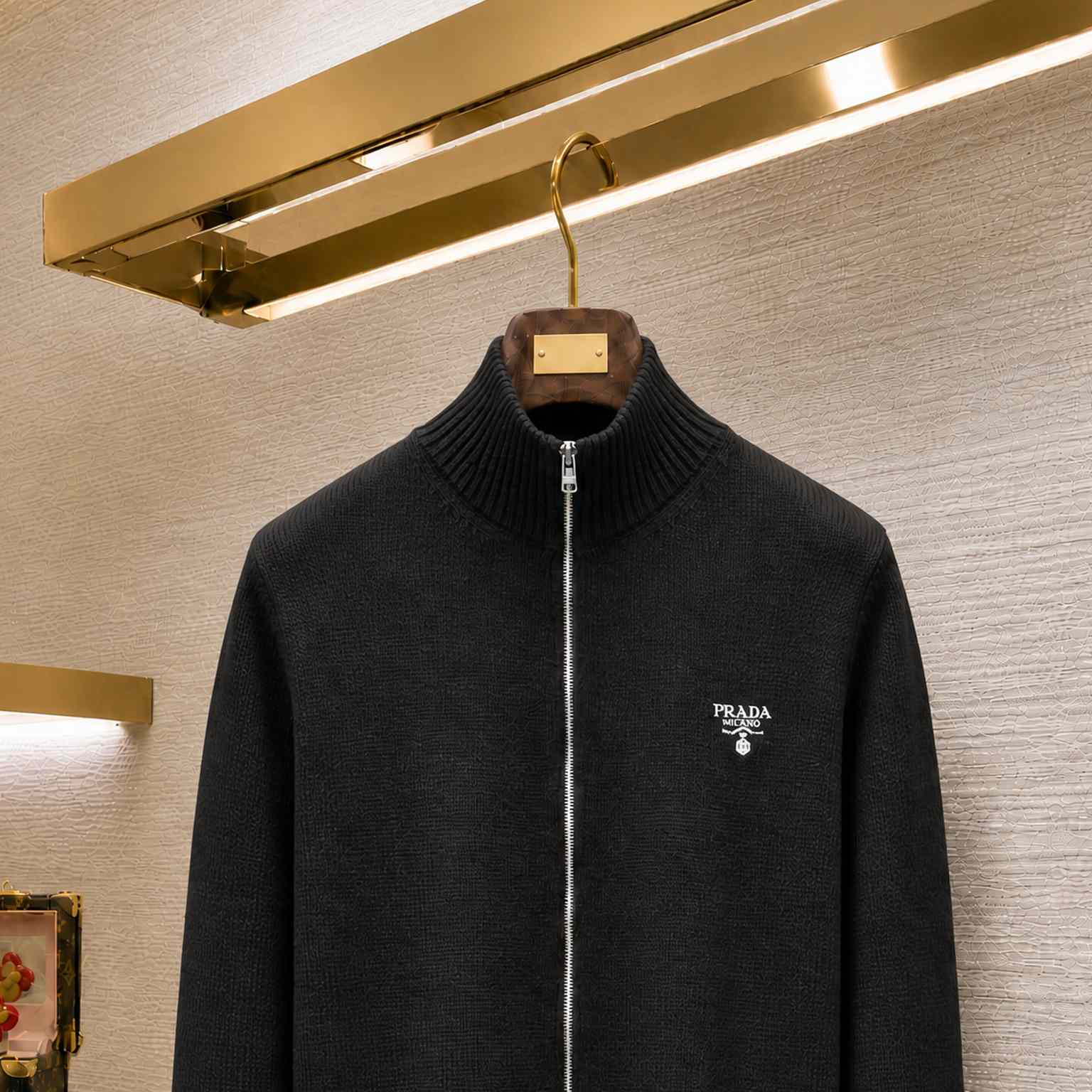 Prada Cashmere Full-Zip Sweater - DesignerGu