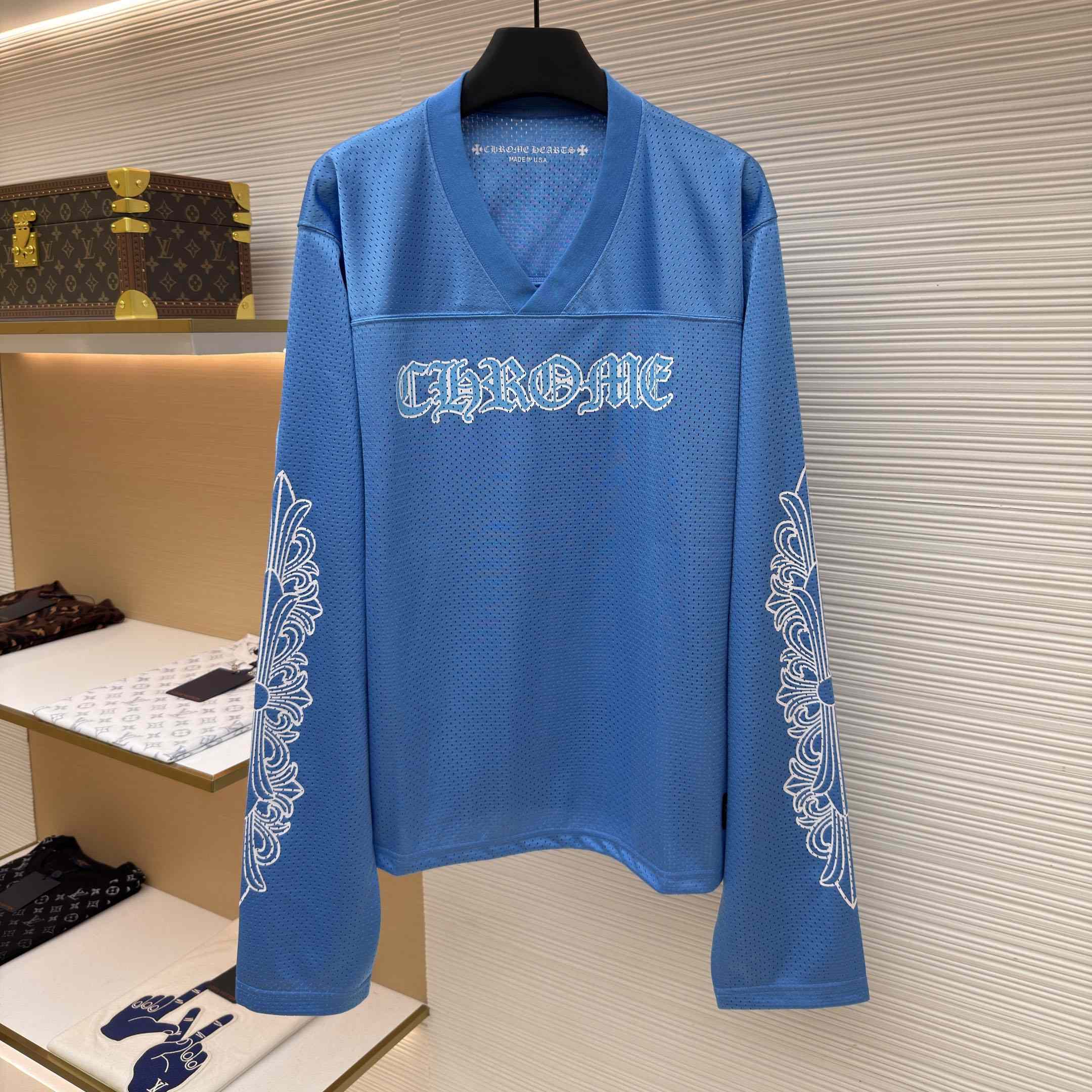 Chrome Hearts Stadium Mesh Long sleeve Jersey  - DesignerGu