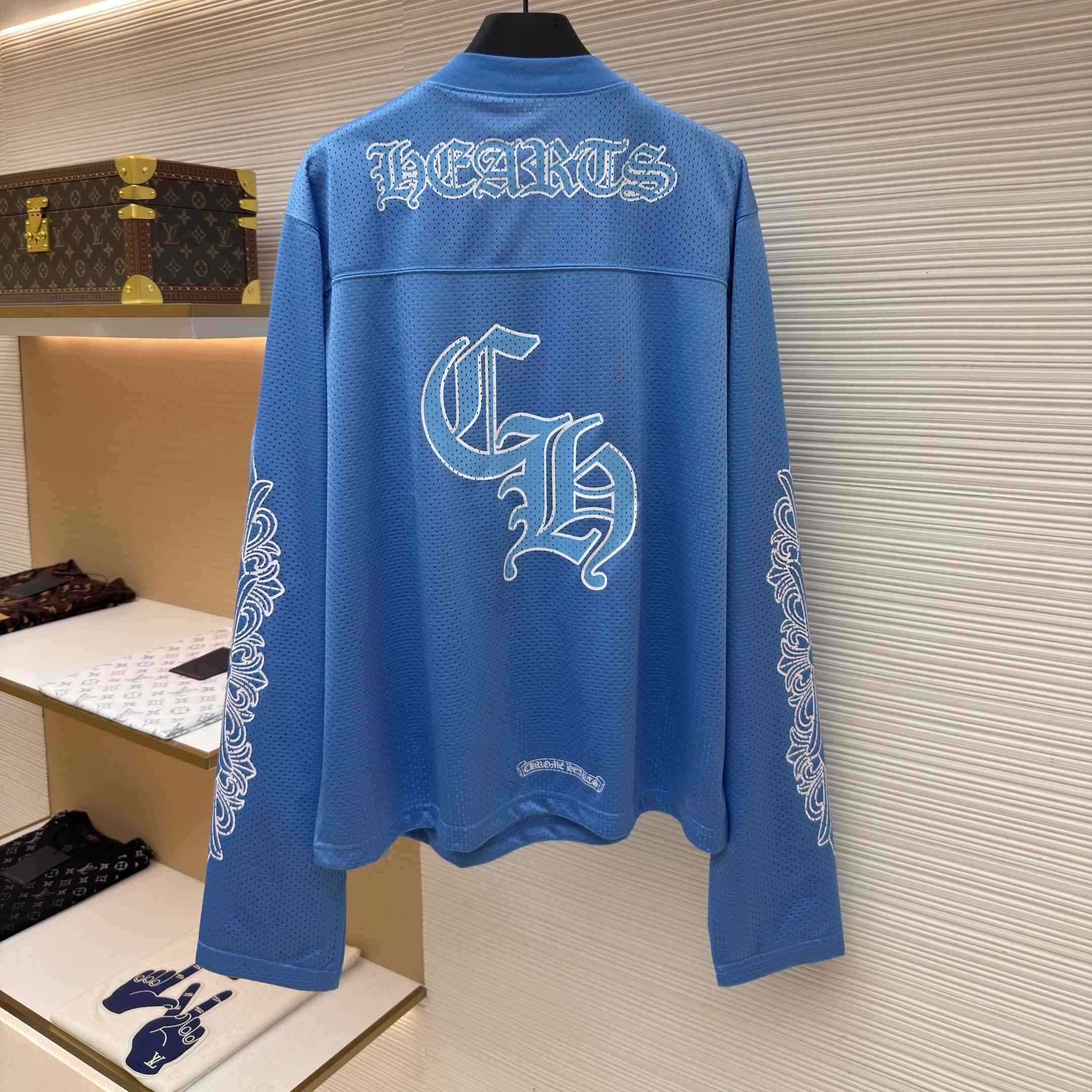 Chrome Hearts Stadium Mesh Long sleeve Jersey  - DesignerGu