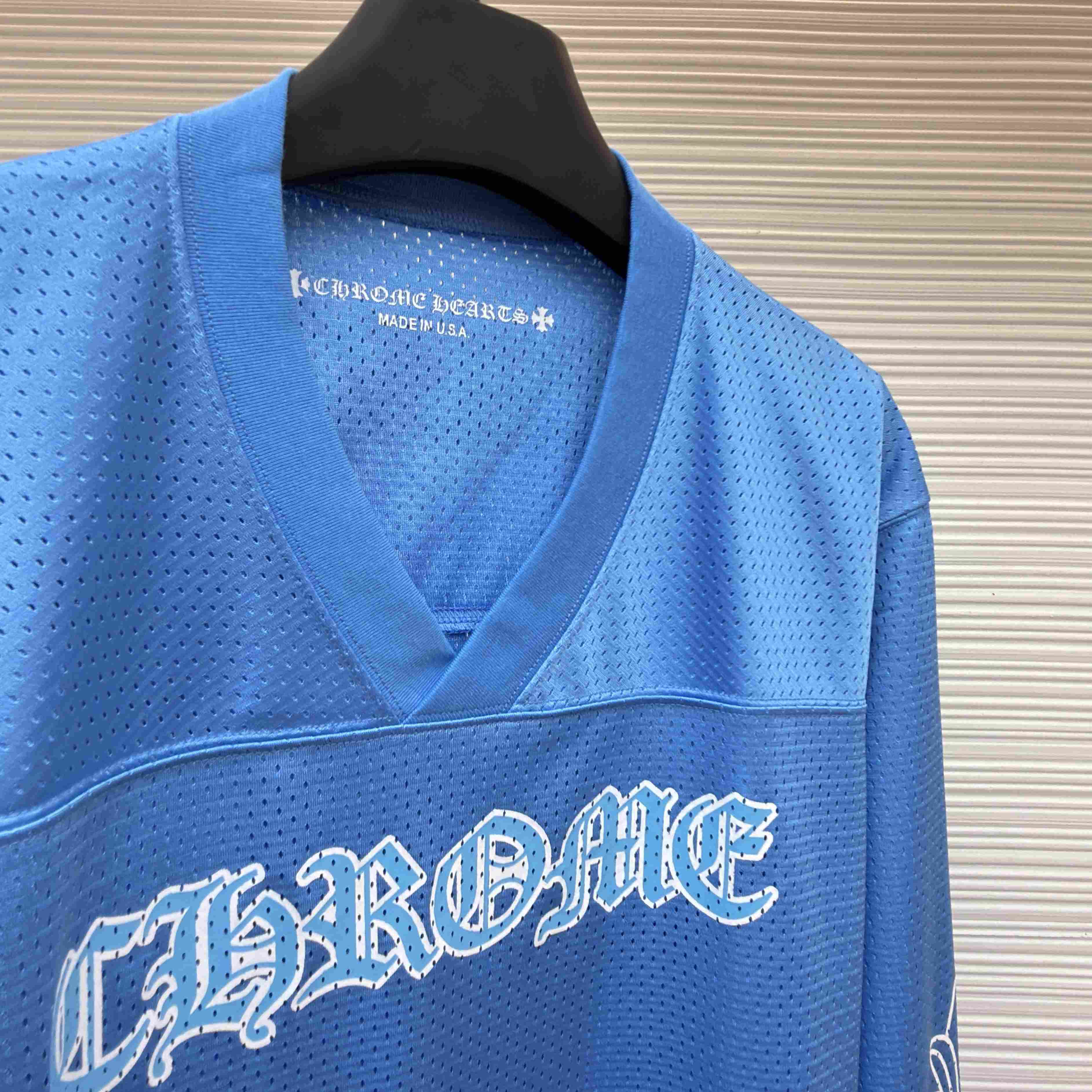 Chrome Hearts Stadium Mesh Long sleeve Jersey  - DesignerGu