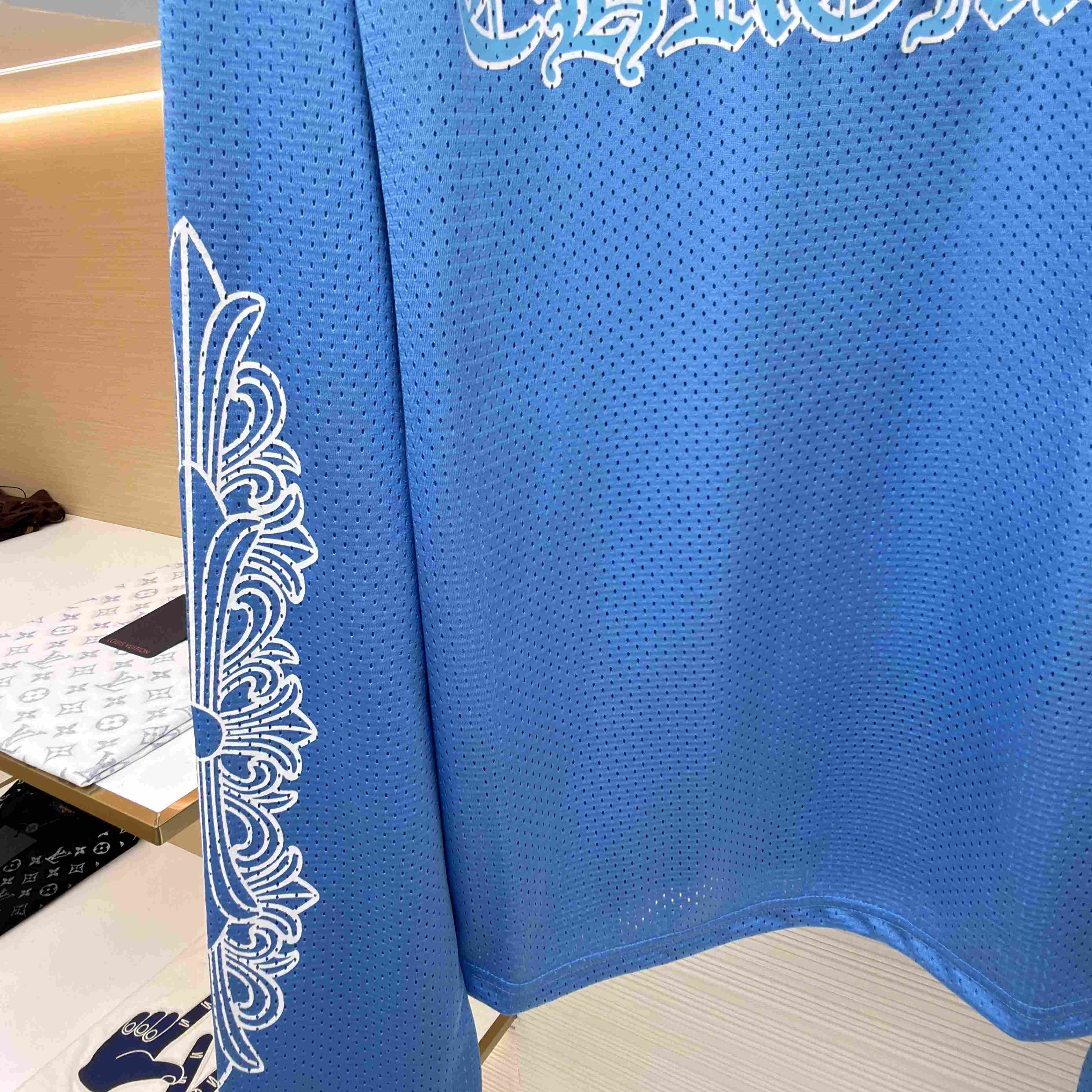 Chrome Hearts Stadium Mesh Long sleeve Jersey  - DesignerGu