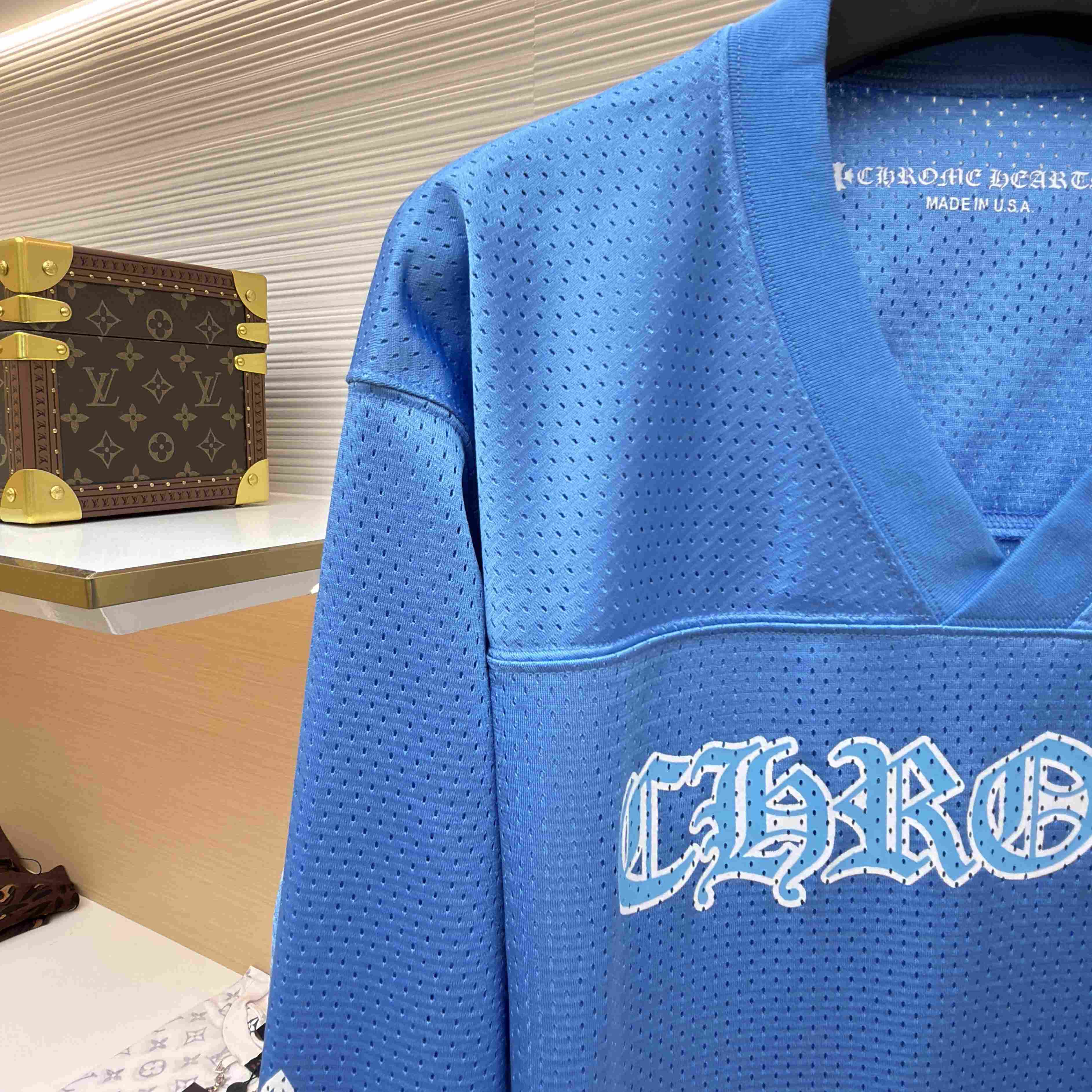 Chrome Hearts Stadium Mesh Long sleeve Jersey  - DesignerGu