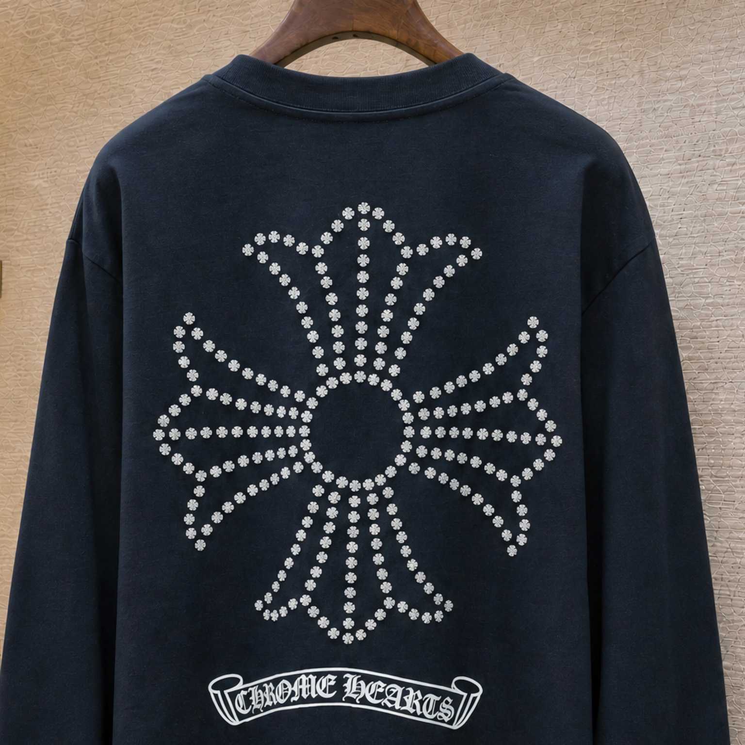 Chrome Hearts Logo Pocket Long Sleeve 'Black' - DesignerGu