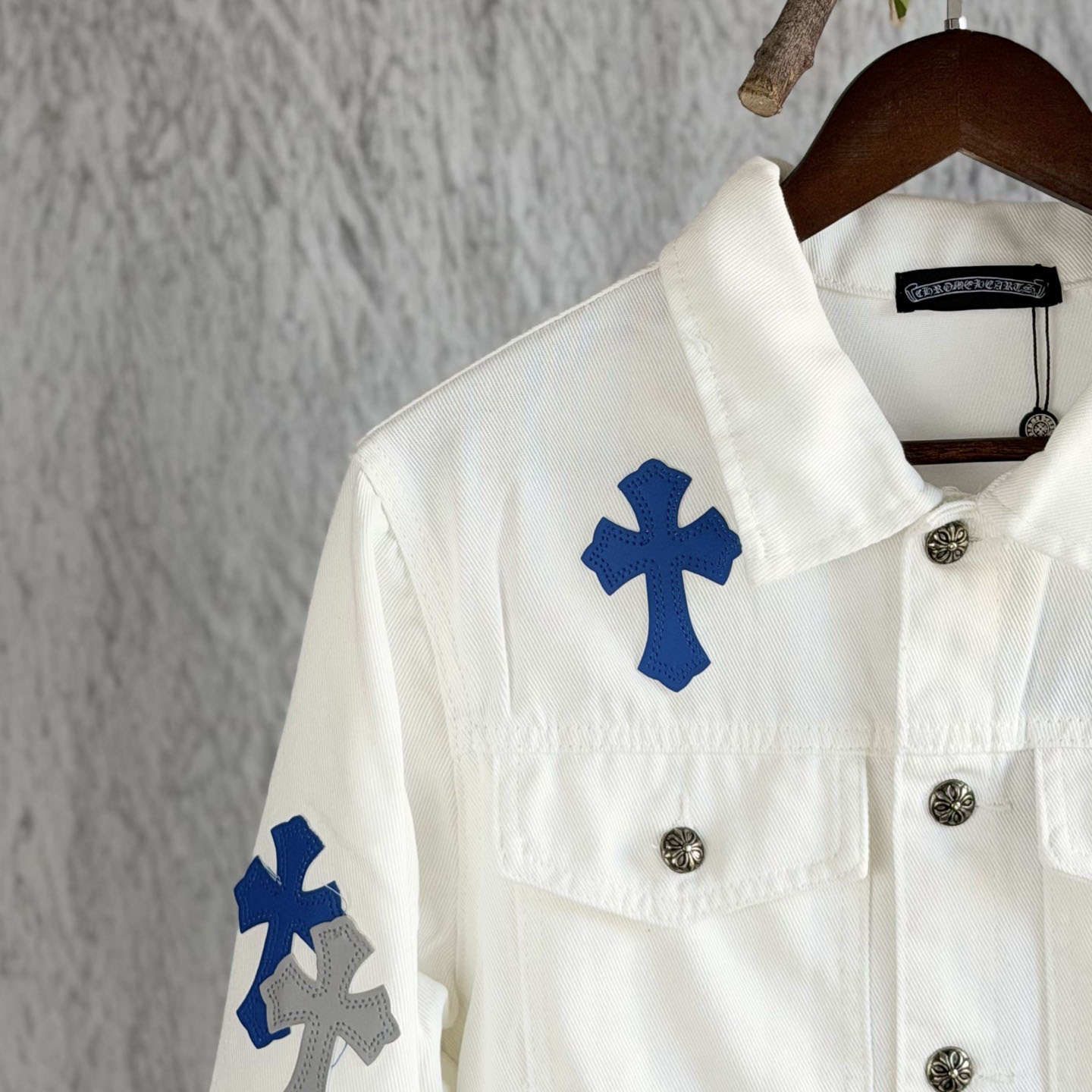 Chrome Hearts Denim  Jacket - DesignerGu