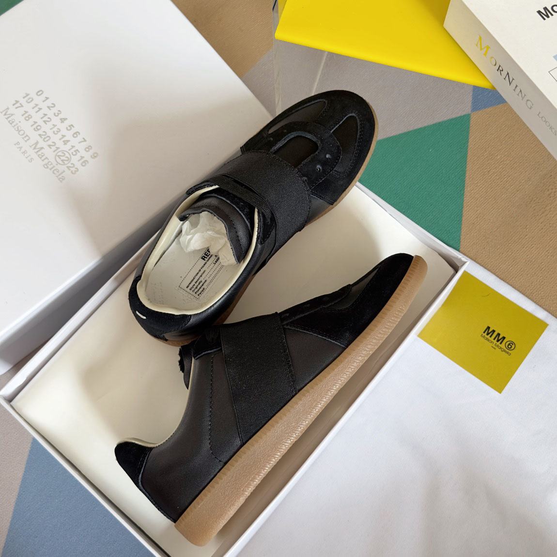 Maison Margiela  Replica Elastic Band Sneaker 'Black' - DesignerGu