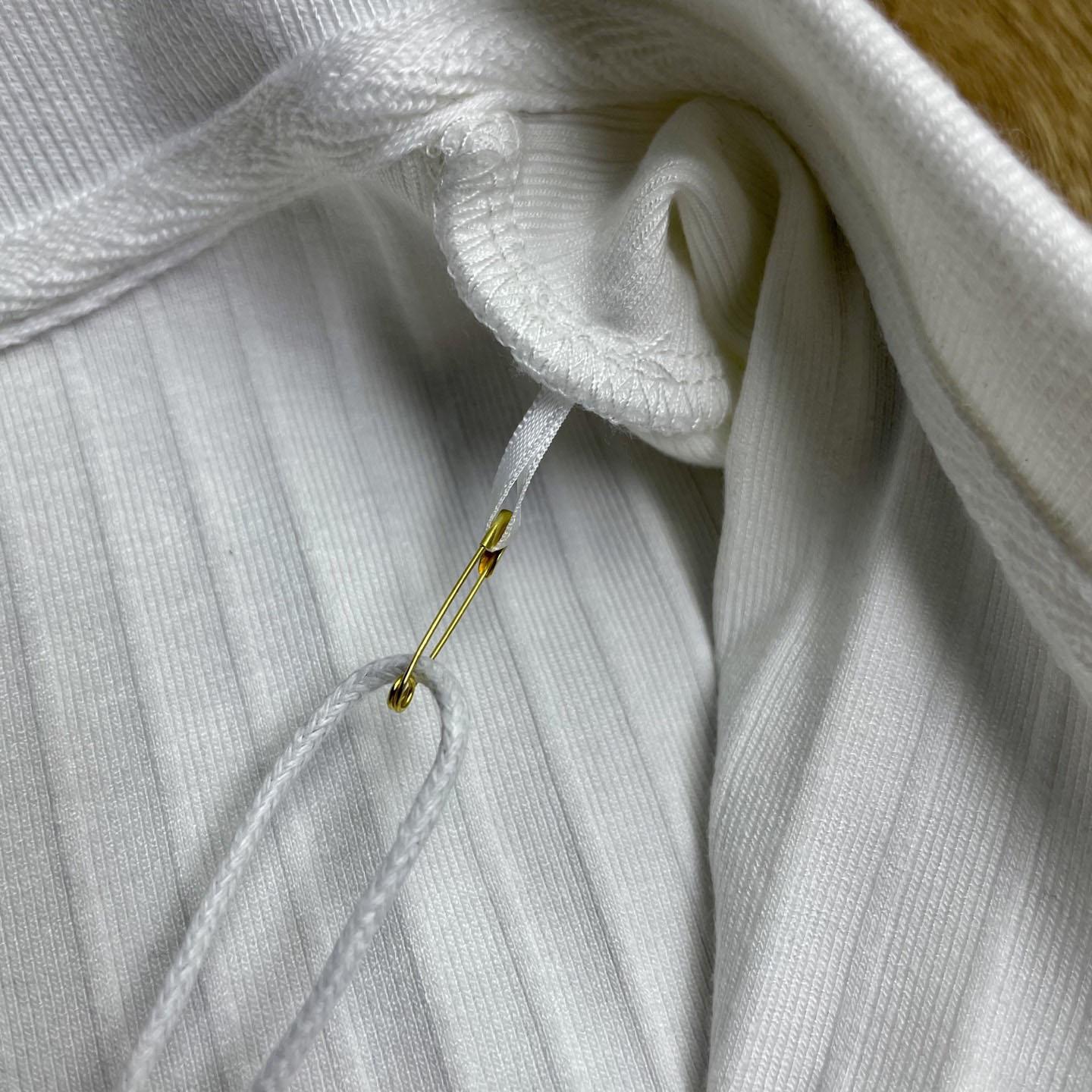Casablanca White Striped Velour Zip‑Up Short Sleeve Shirt C1180 - DesignerGu