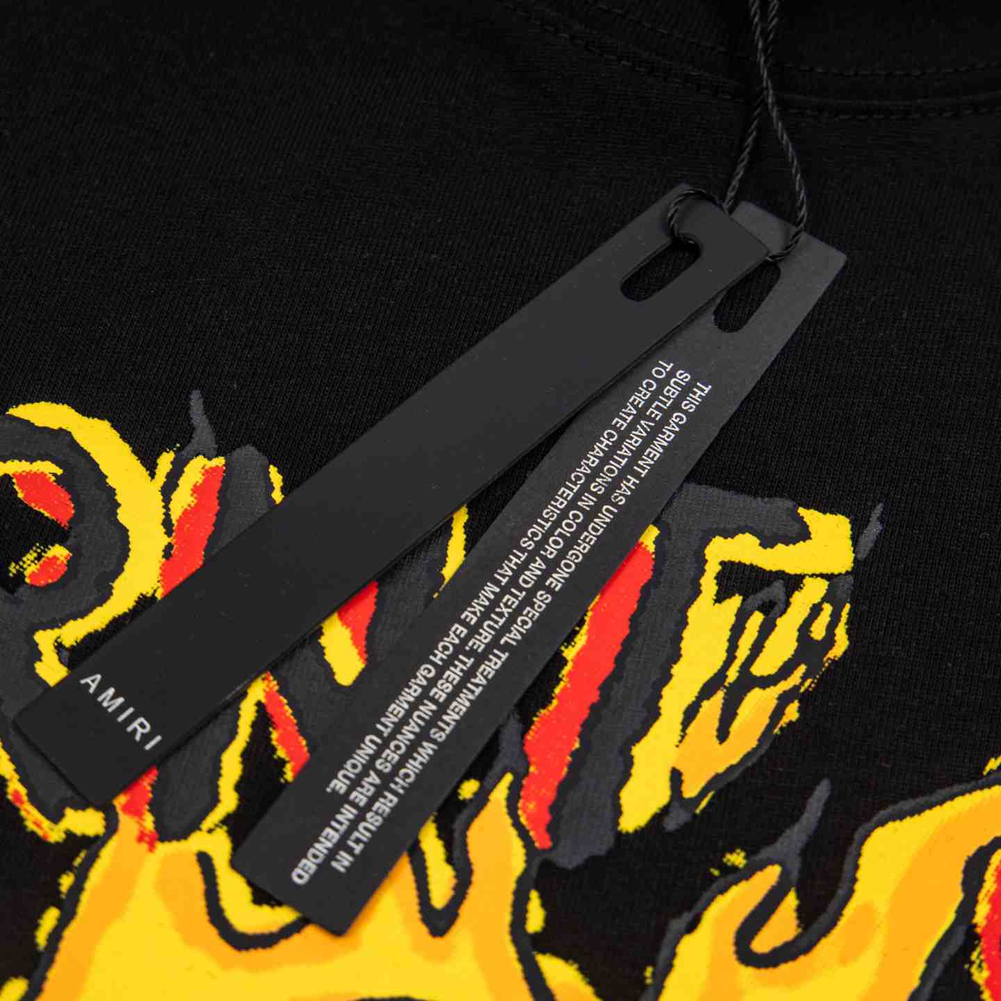 Amiri Cotton Burn Out T-Shirt 'Black' - DesignerGu
