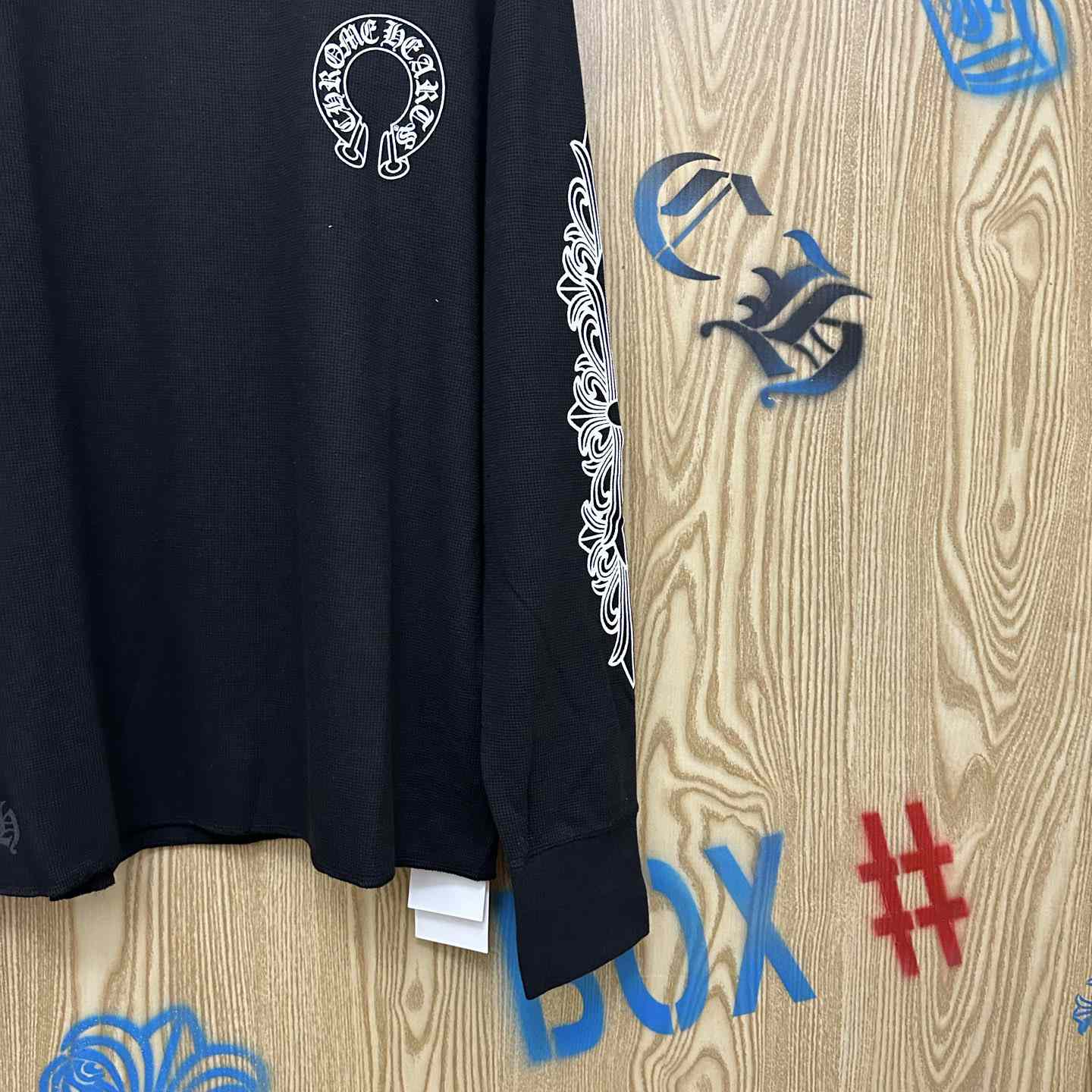 Chrome Hearts Horseshoe Logo Long Sleeve T-Shirt - DesignerGu